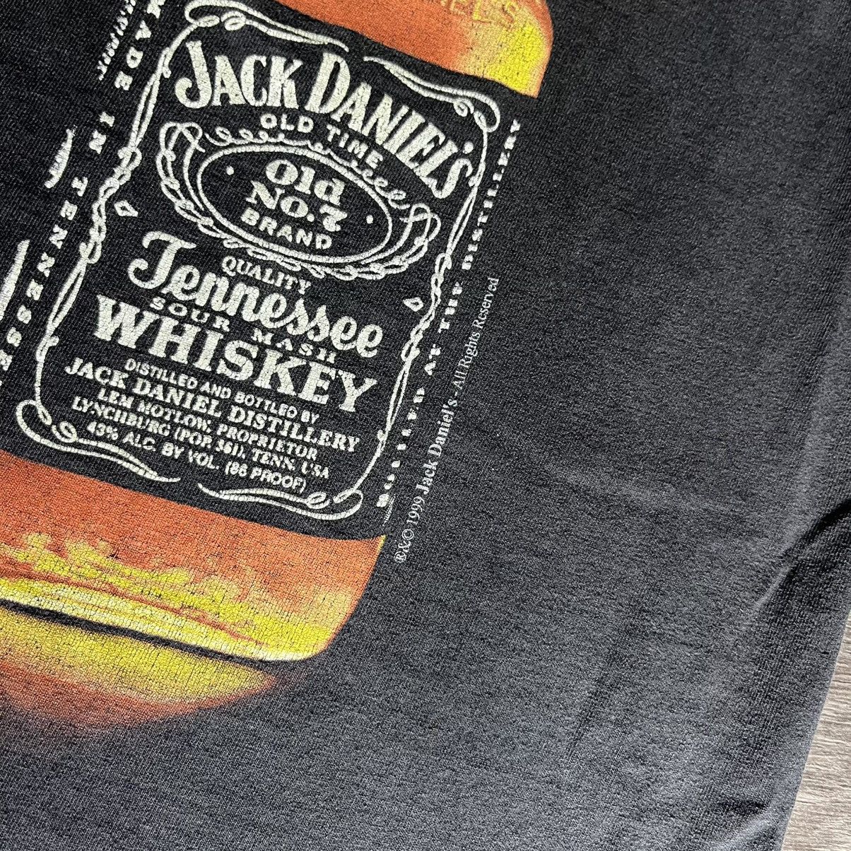 Vintage Vintage 90s Jack Daniels Tennessee Whiskey Graphic Logo Tee Size US L / EU 52-54 / 3 - 5 Thumbnail