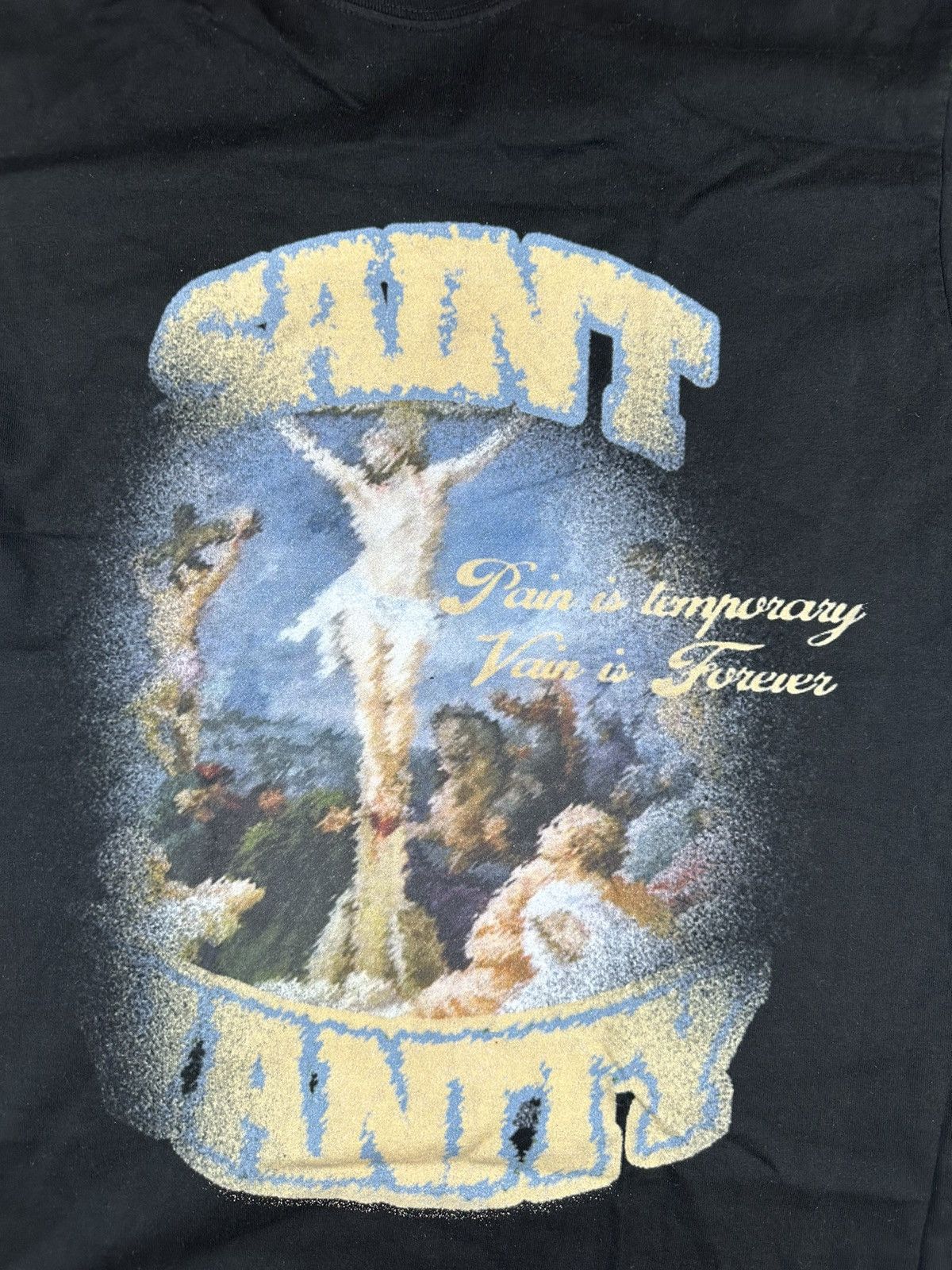 Vintage Saint Vanity Pain T-shirt Size US M / EU 48-50 / 2 - 2 Thumbnail