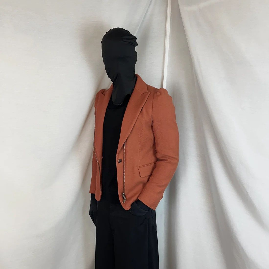 Dries Van Noten Dries Van Noten Zip Brushed Wool Blazer - AW11 Size US XS / EU 42 / 0 - 2 Thumbnail