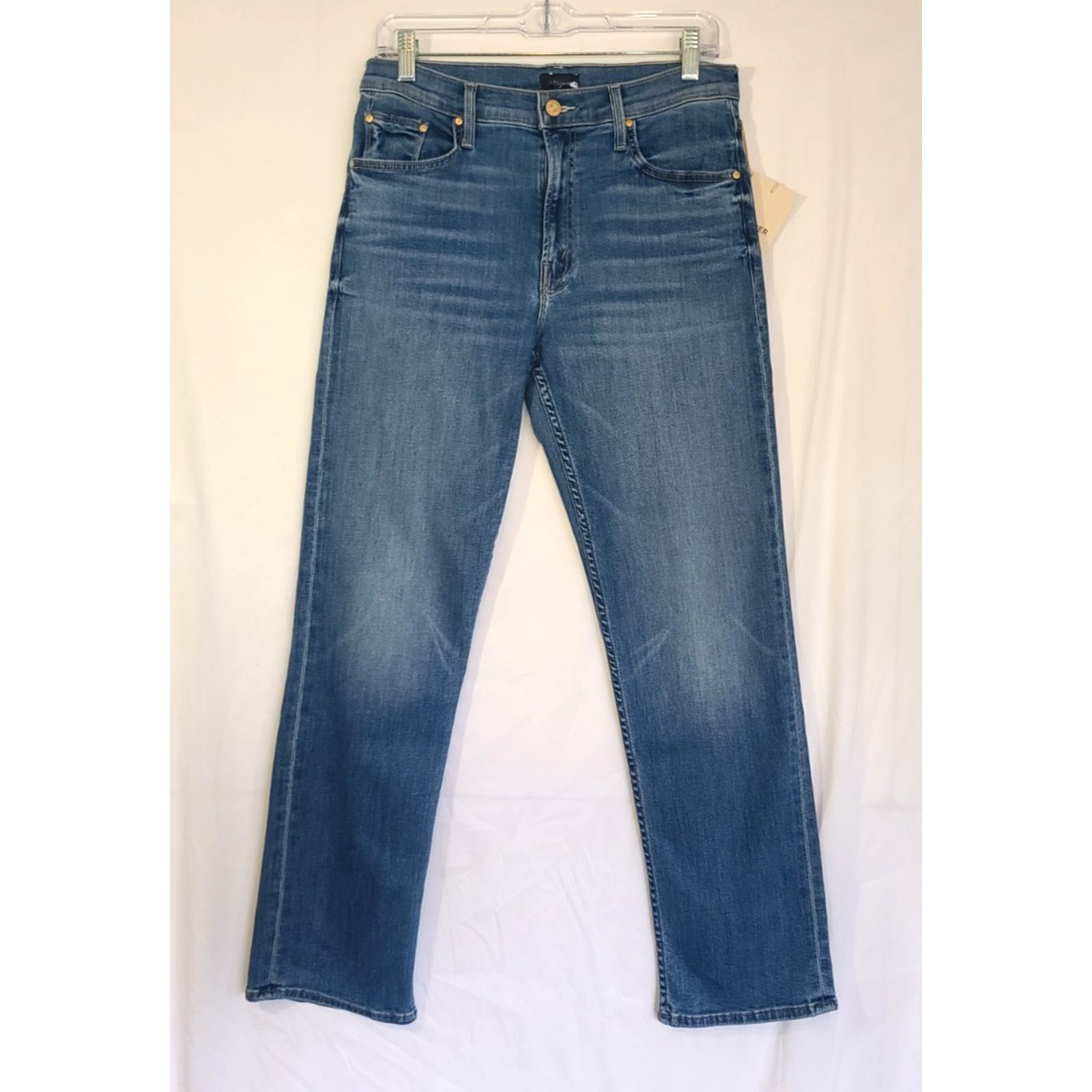 Other New W/Tags Mother The Mid Rise Rider Ankle Jeans Lhasa 30 Size 30" / US 8 / IT 44 - 2 Thumbnail