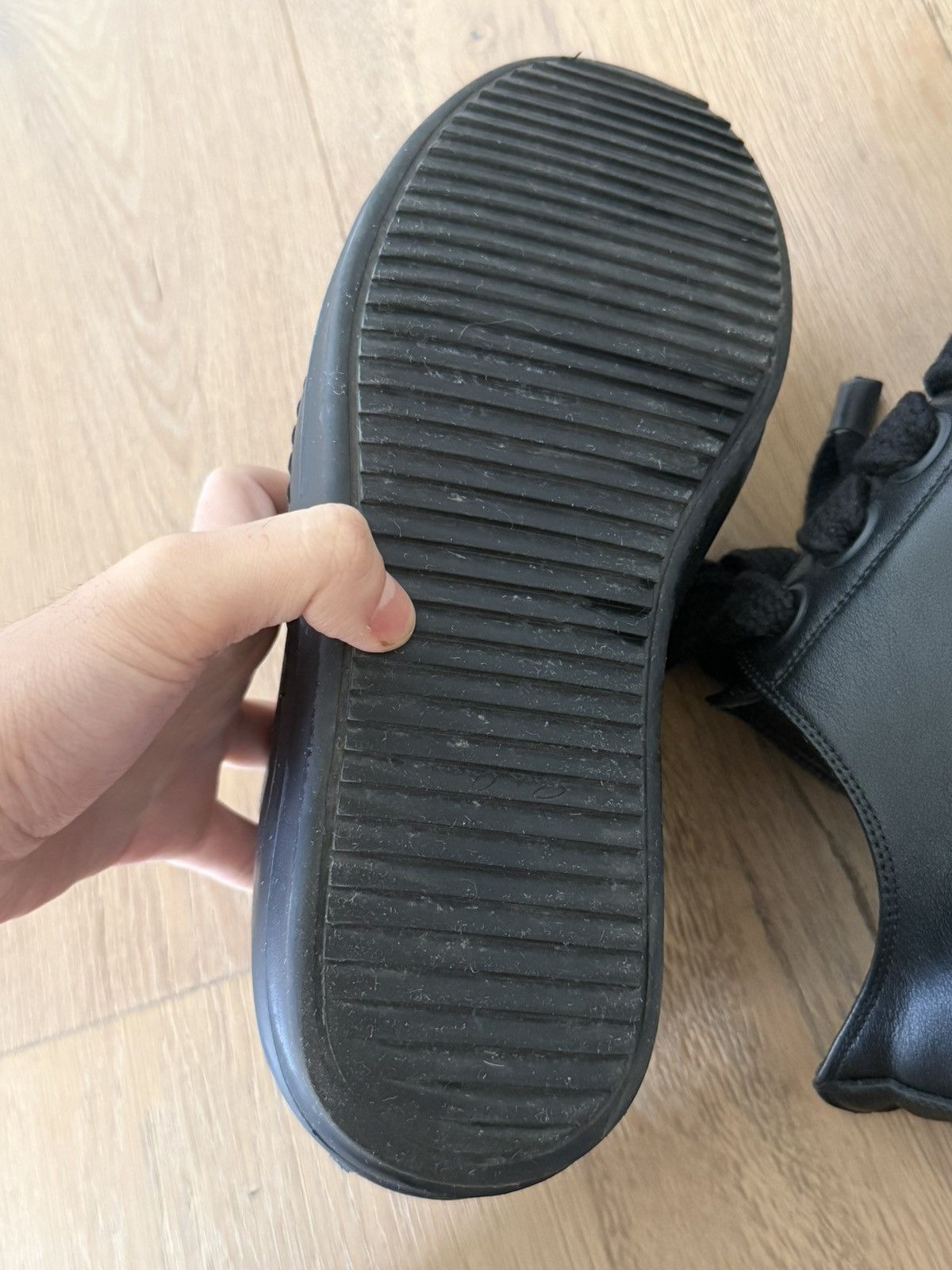Rick Owens Rick Owens Jumbo Lace Low all black Size US 7.5 / EU 40-41 - 9 Thumbnail