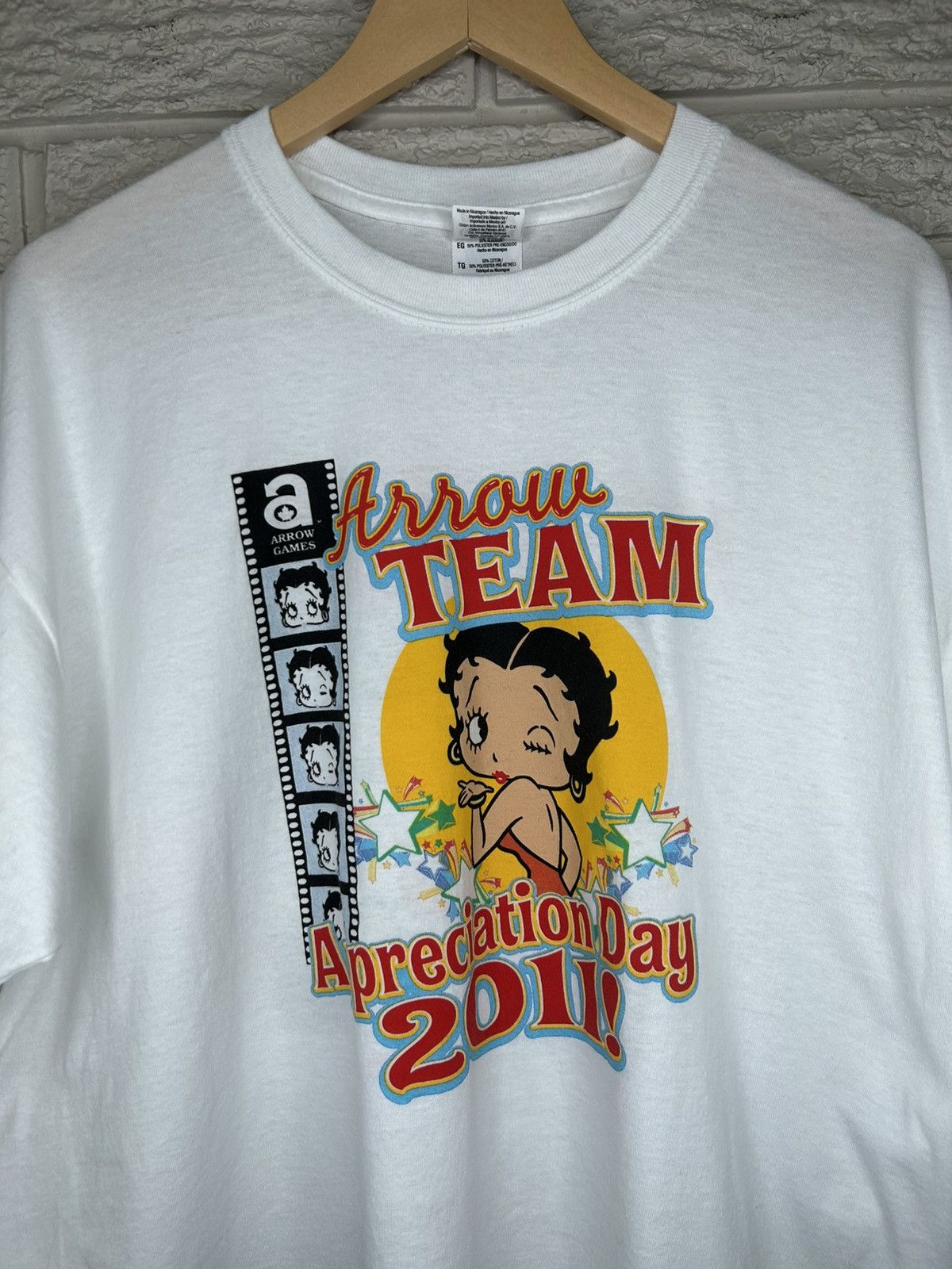 Cartoon Network × Vintage Vintage Betty Boop Bingo T Shirt Size US XL / EU 56 / 4 - 2 Thumbnail