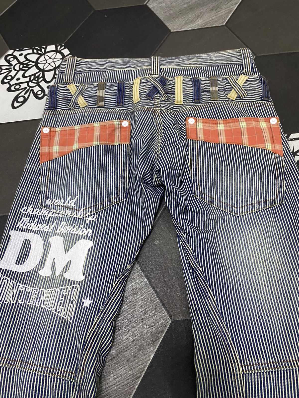 Hysteric Glamour × Japanese Brand Japan 🇯🇵 double waist stripe Size US 32 / EU 48 - 4 Thumbnail