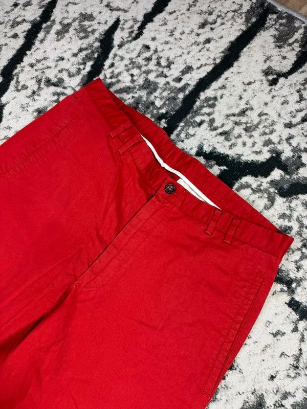Jil Sander Jil Sander red chino pants 50 M by raf simons Size US 34 / EU 50 - 3 Thumbnail