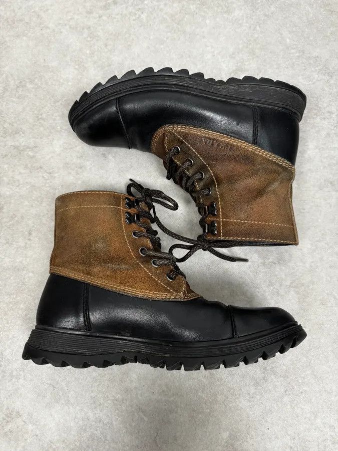 Prada 2000s Prada Brown Hybrid Suede Leather Hiking Boots Size US 9 / EU 42 - 3 Thumbnail
