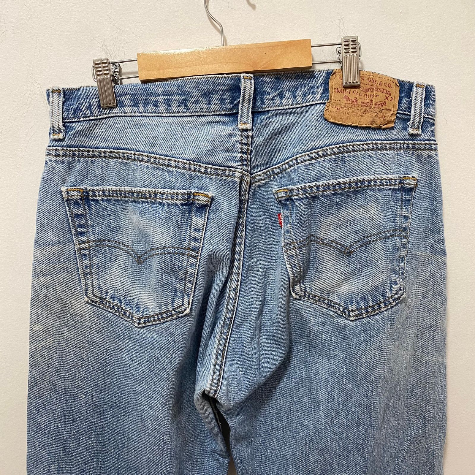 Levi's × Vintage Vintage Levi's 501 Button Fly Denim Jeans Size US 32 / EU 48 - 5 Thumbnail