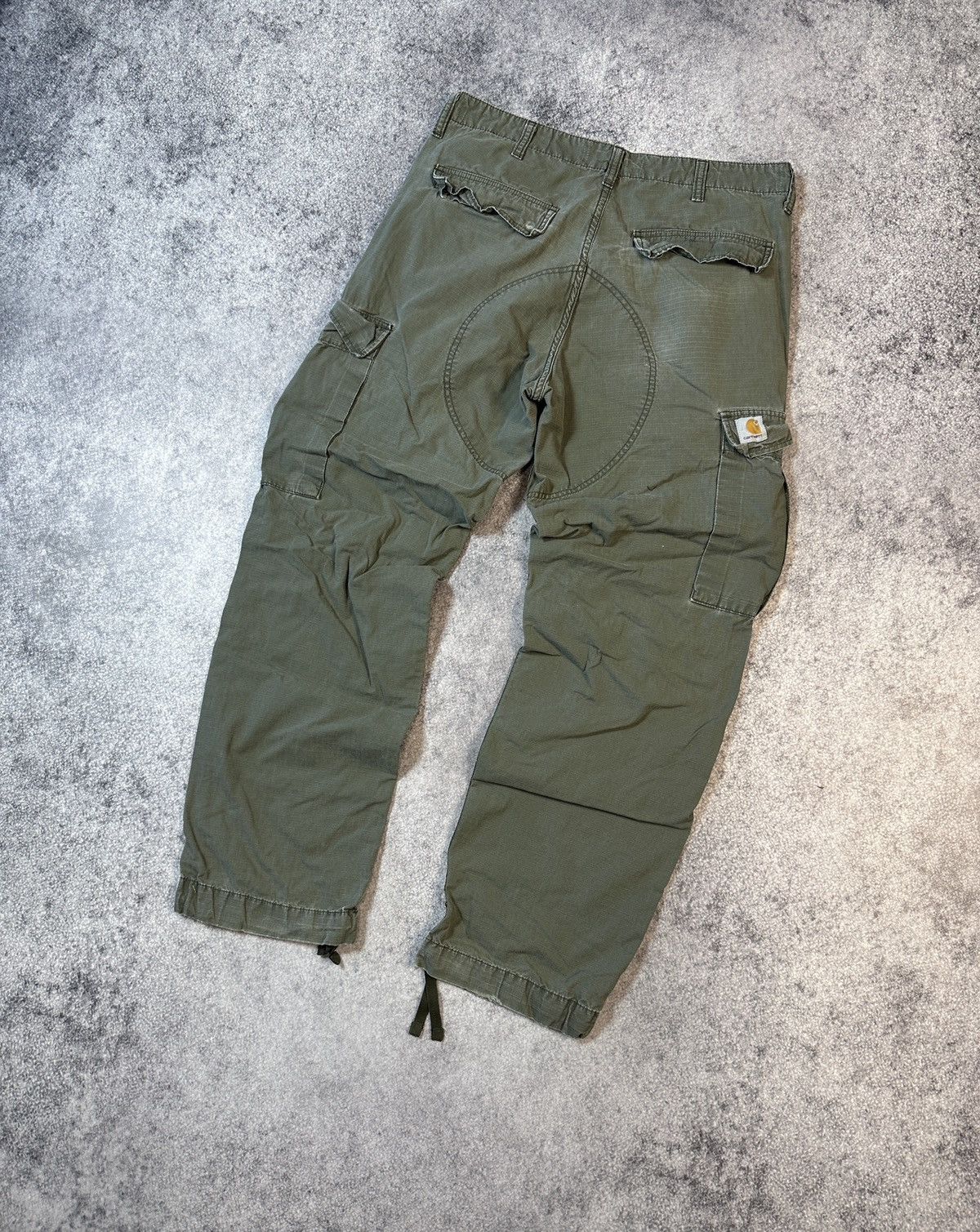 Carhartt × Vintage Y2K Carhartt Casual Cargo Pants Aviation Pant Streetwear 33 Size US 33 - 2 Thumbnail