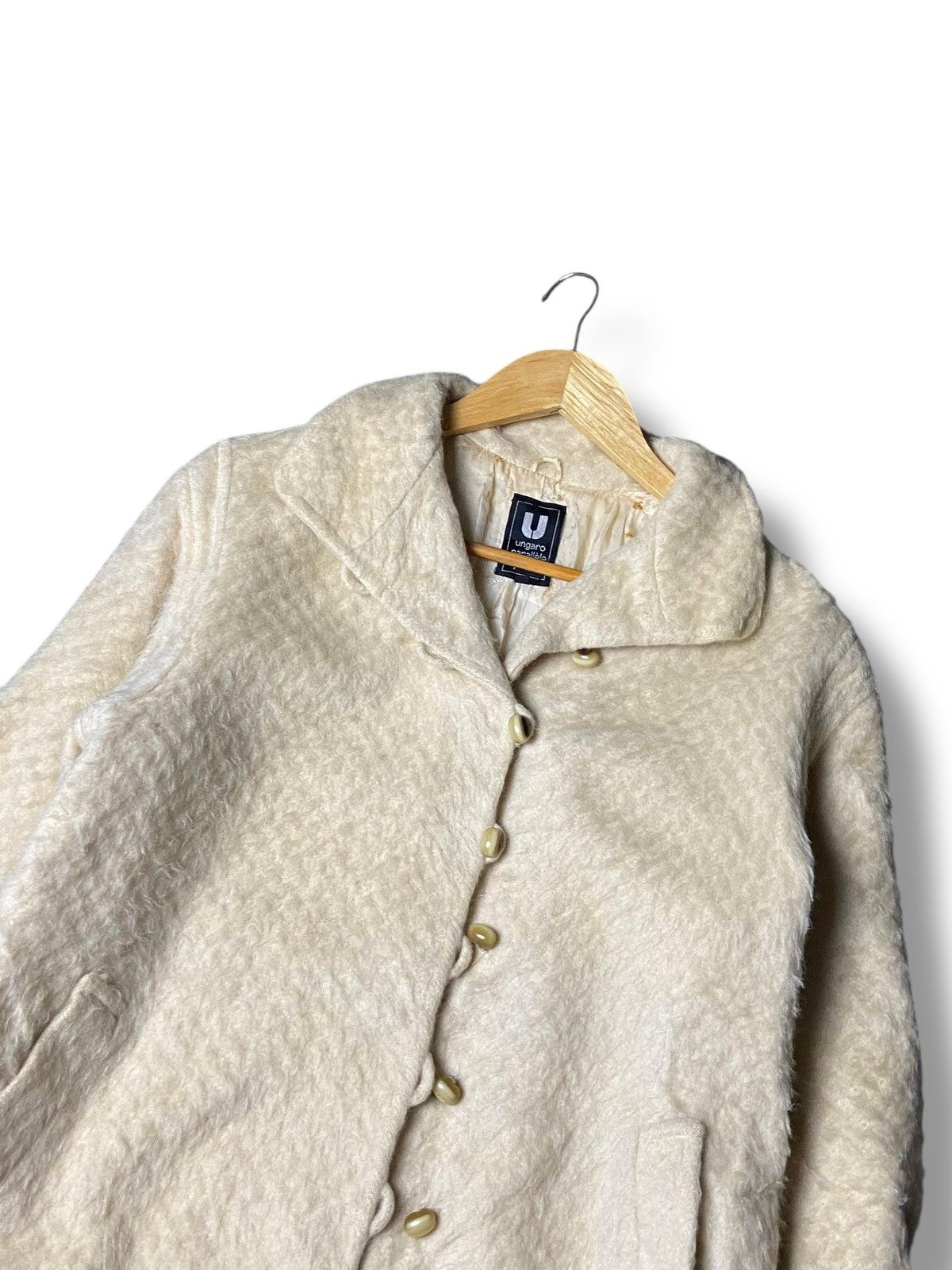 Emanuel Ungaro Vintage Emanuel Ungaro Parallel Mohair Blend Coat (160) Size M / US 6-8 / IT 42-44 - 5 Thumbnail