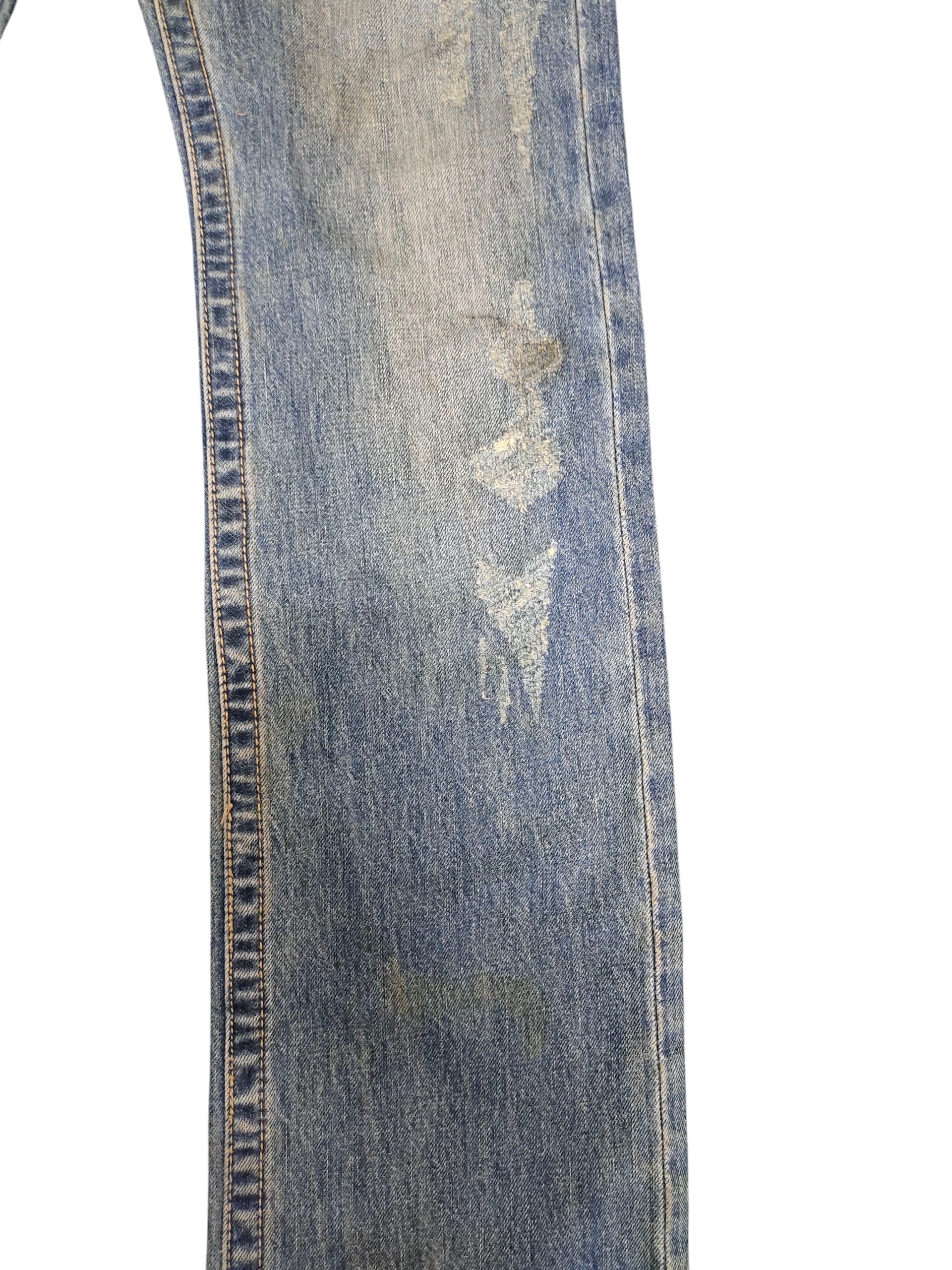 Undercover Tough Chatham Rusty Clawmark Distress Denim Jeans Size US 30 / EU 46 - 3 Thumbnail