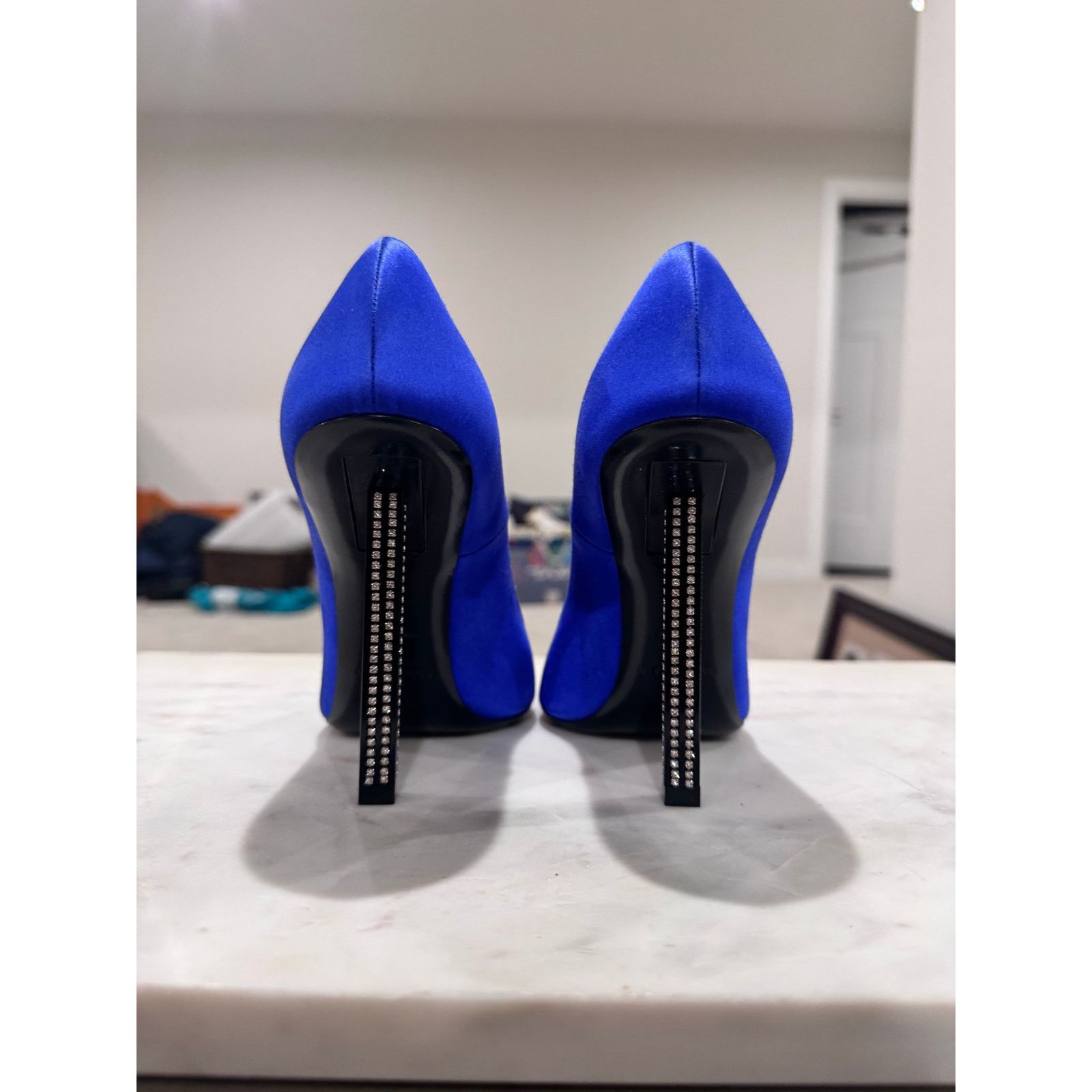 Saint Laurent Paris Saint Laurent Tower Crystal Toe Pump, EU36, 9/10, $1,295.00 Size US 6 / IT 36 - 5 Thumbnail
