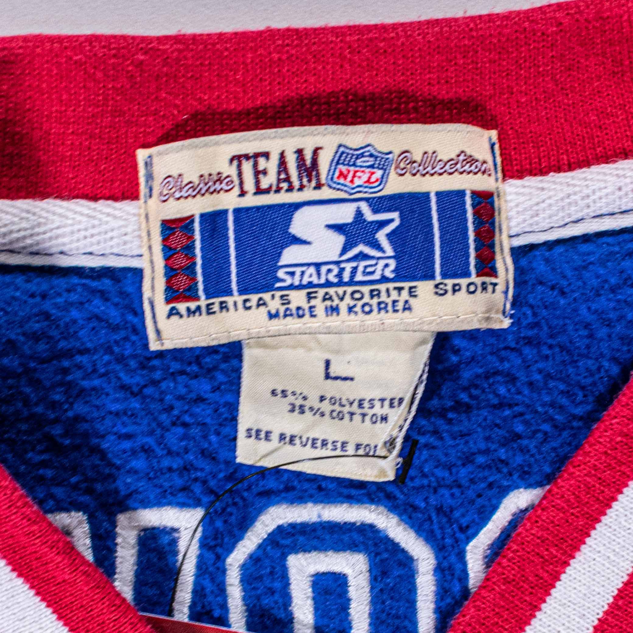 Starter 90s Starter New York Giants Dave Brown Sweatshirt Jersey NFL Size US L / EU 52-54 / 3 - 11 Thumbnail