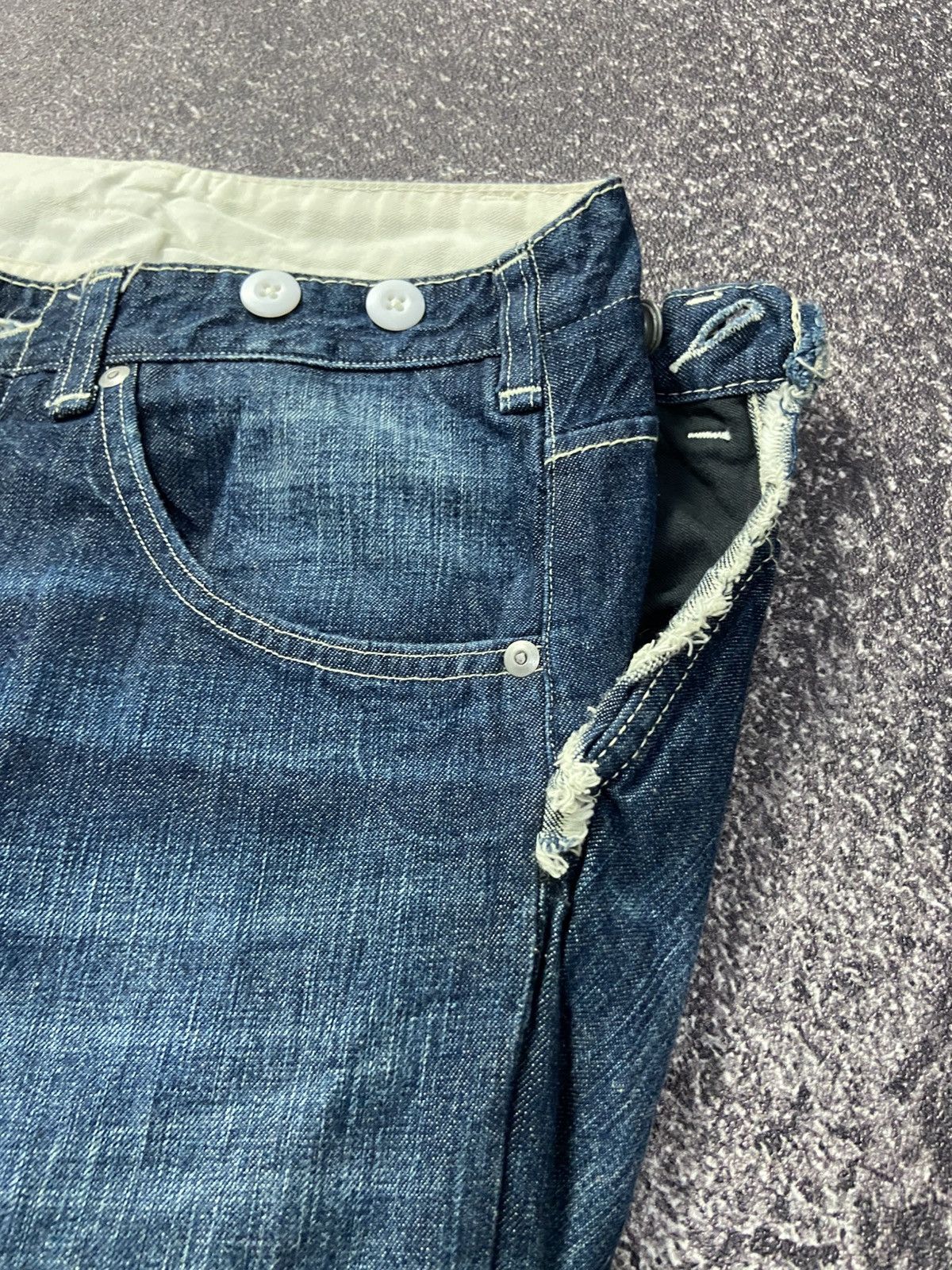 Japanese Brand Rna denim double waist denim Size US 30 / EU 46 - 2 Thumbnail