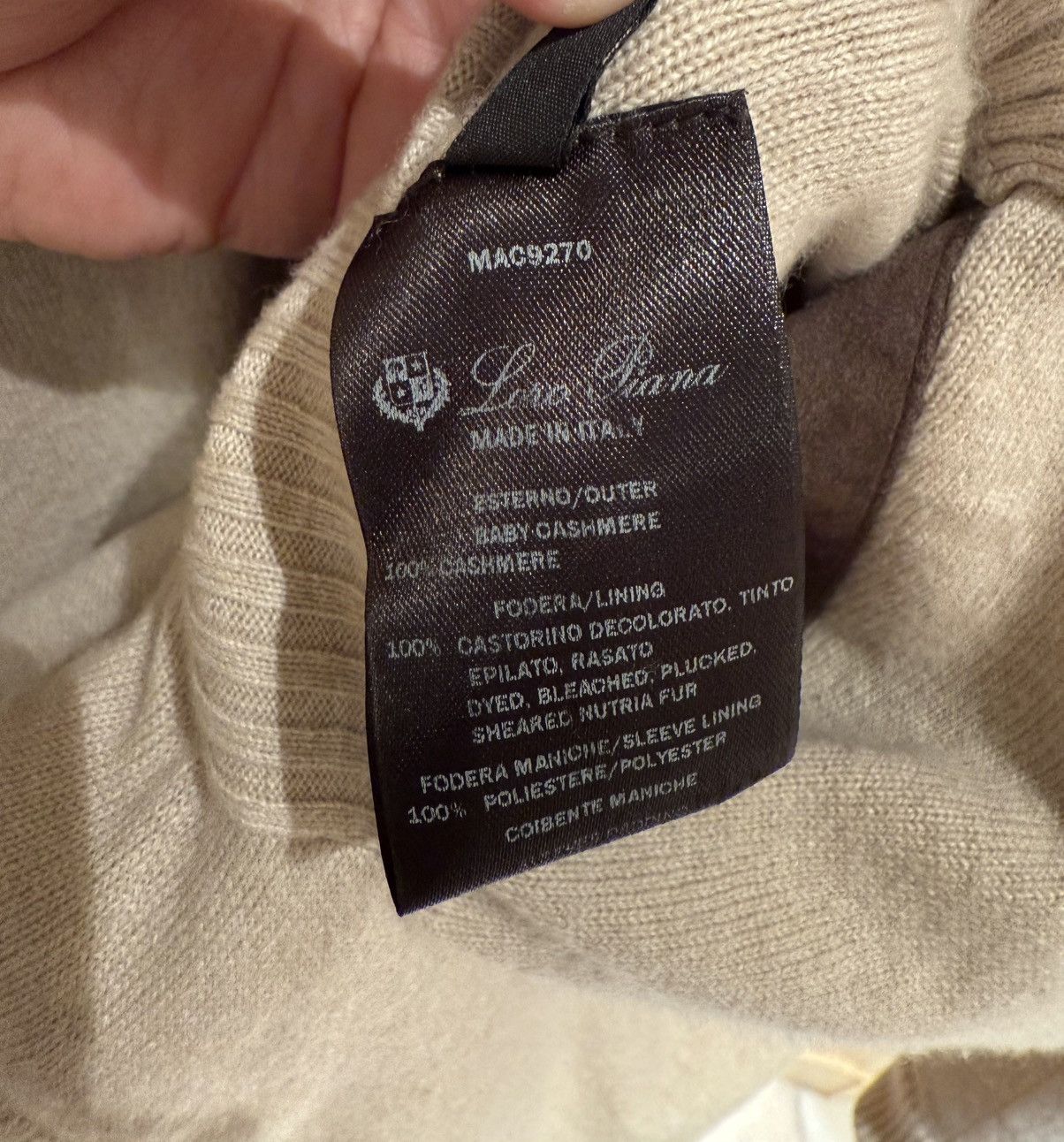Loro Piana Loro Piana fur jacket Size US L / EU 52-54 / 3 - 7 Thumbnail