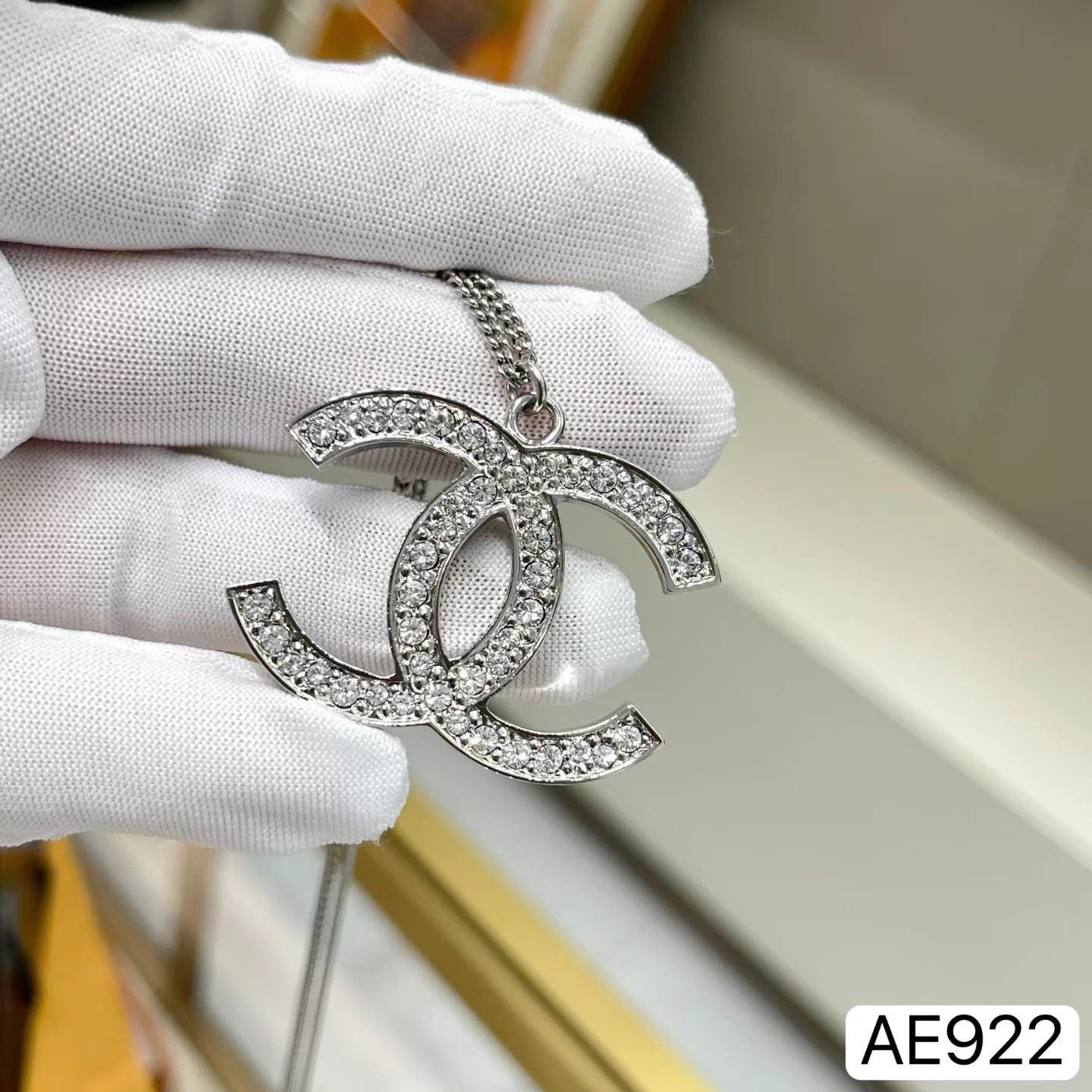 Chanel Chanel Double C Crystal Adjustable Necklace 44-61cm Size ONE SIZE - 6 Thumbnail