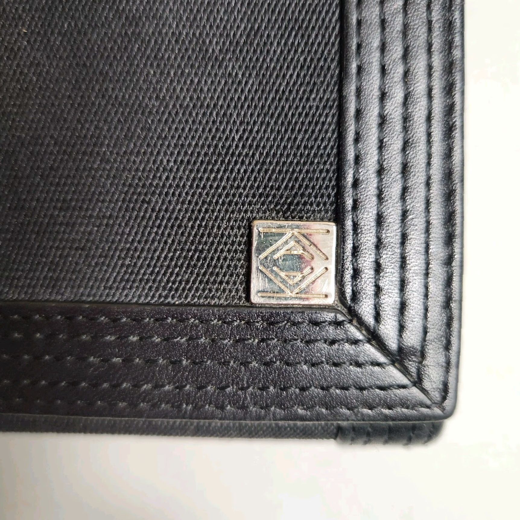 Anne Klein Anne Klein Wallet Womens Black Canvas/Vegan Leather Tri-Fold Size ONE SIZE - 2 Thumbnail