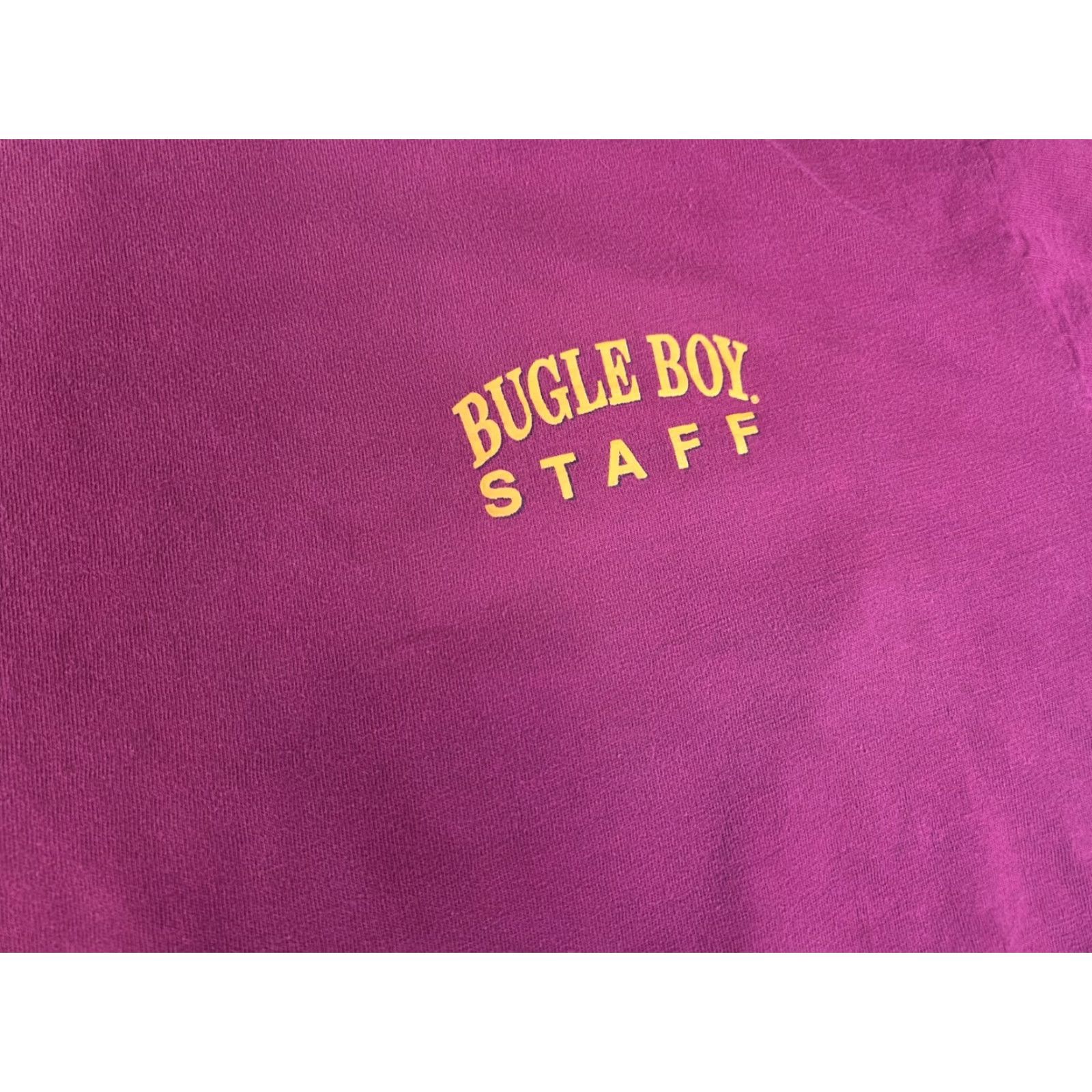 Bugle Boy VINTAGE 90s Bugle Boy T-Shirt XL Red Distressed Authentic Casual Short Sleeve Men Men XL Red 90s Size US XL / EU 56 / 4 - 2 Thumbnail