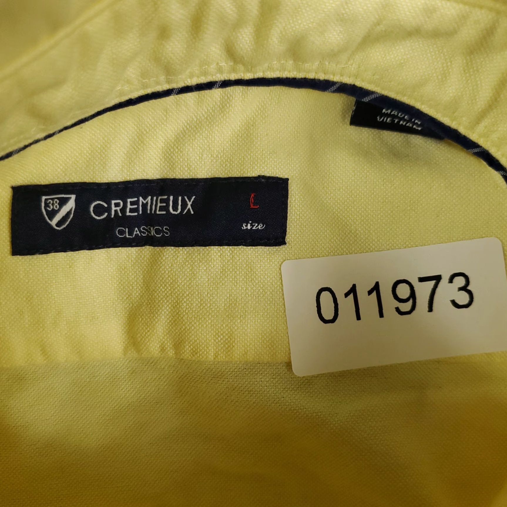 Cremieux Daniel Cremieux Yellow Button-Up Shirt Mens Large Short Sleeve Casual All Seasons Size US L / EU 52-54 / 3 - 7 Thumbnail