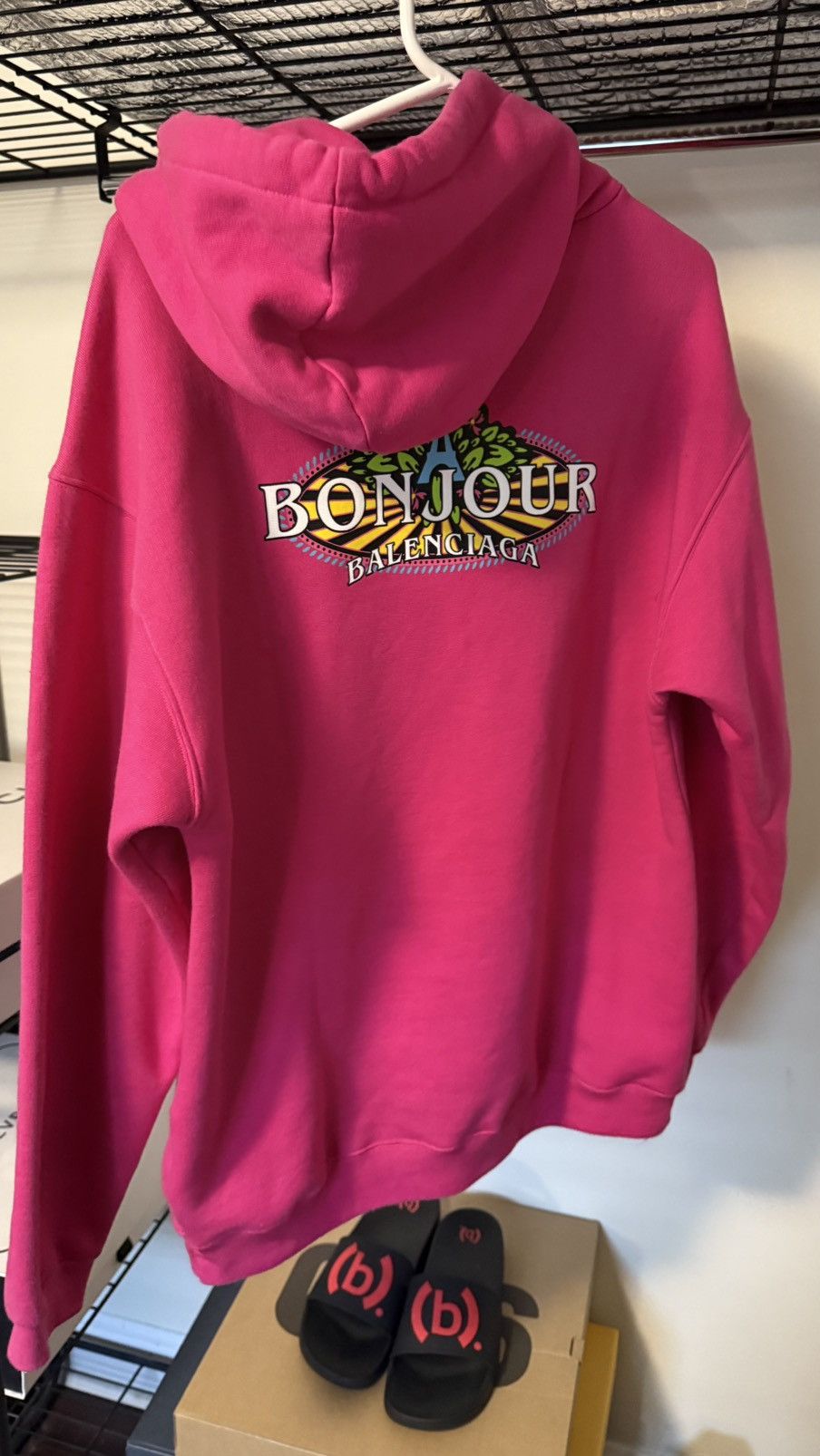 Balenciaga BALENCIAGA BONJOUR HOODIE Size US S / EU 44-46 / 1 - 4 Thumbnail