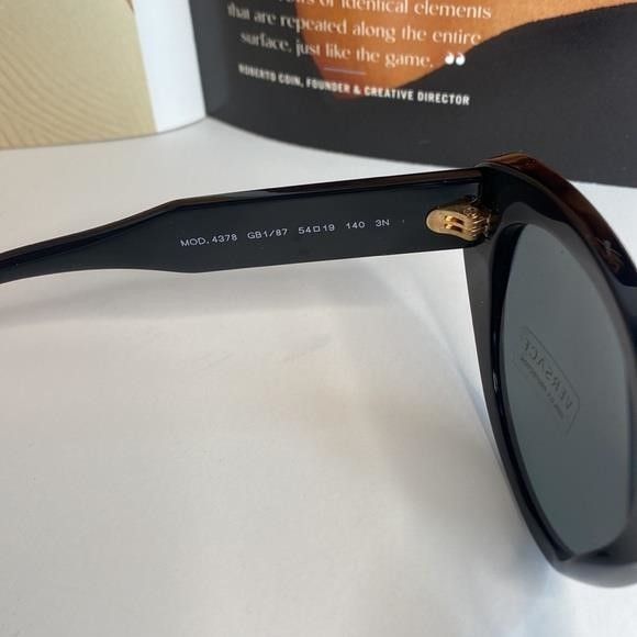 Versace New - Versace Black New Ve4378-0VE4378 Cat Eye Eyewear Sungl Size ONE SIZE - 2 Thumbnail