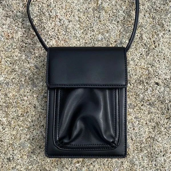 VIBE Men Small Casual Crossbody Bag PU Leather Size ONE SIZE - 2 Thumbnail