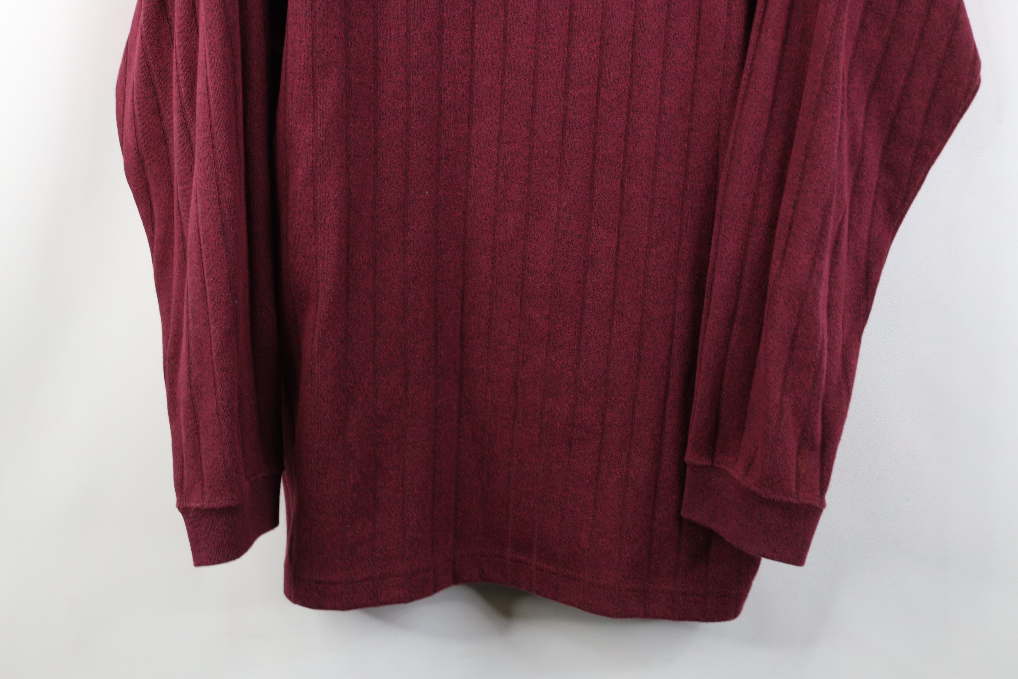 Vintage Vintage 90s Streetwear Knit Long Sleeve Henley T-Shirt Size US XL / EU 56 / 4 - 3 Thumbnail