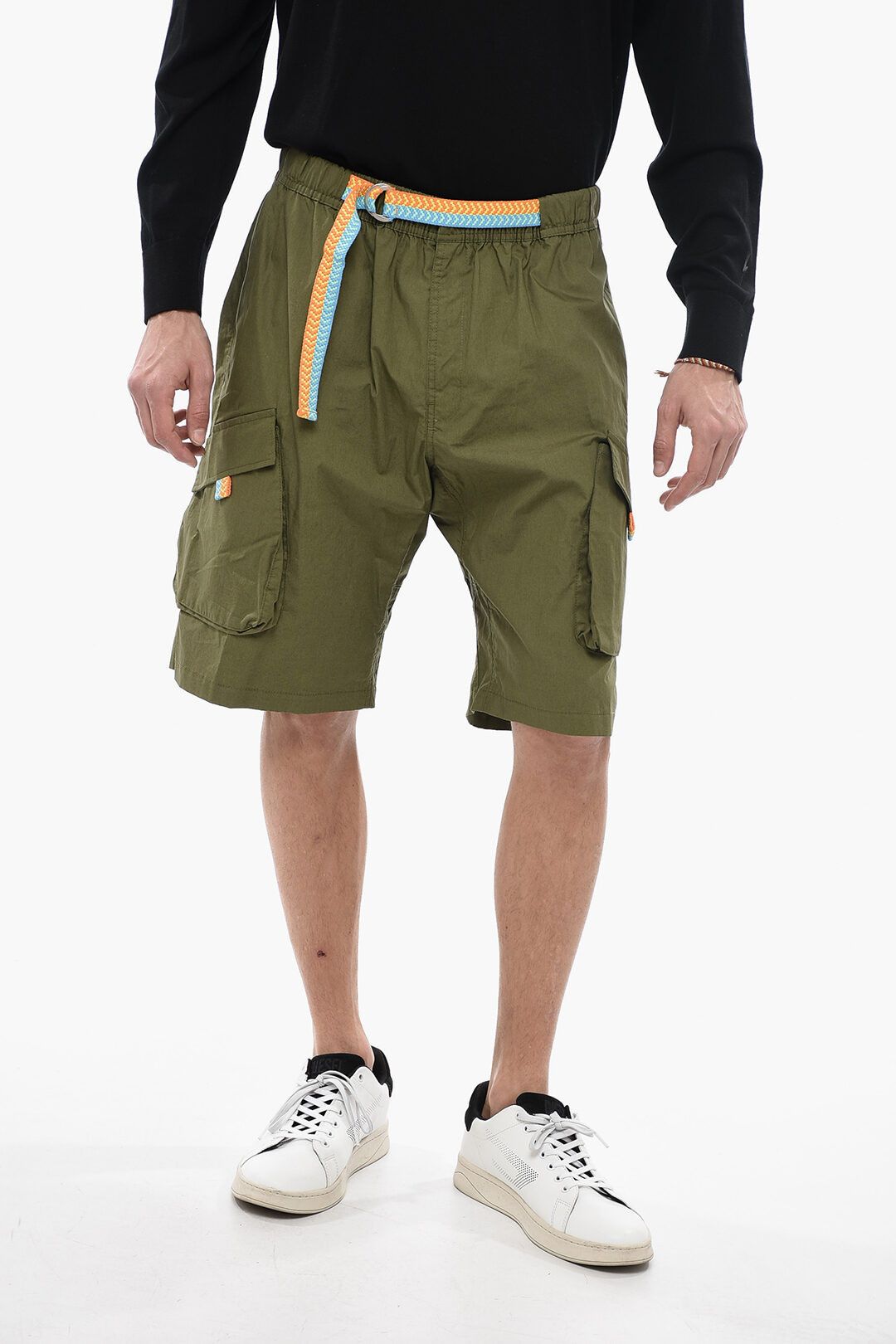 og1mm0424 Cargo Short in Green