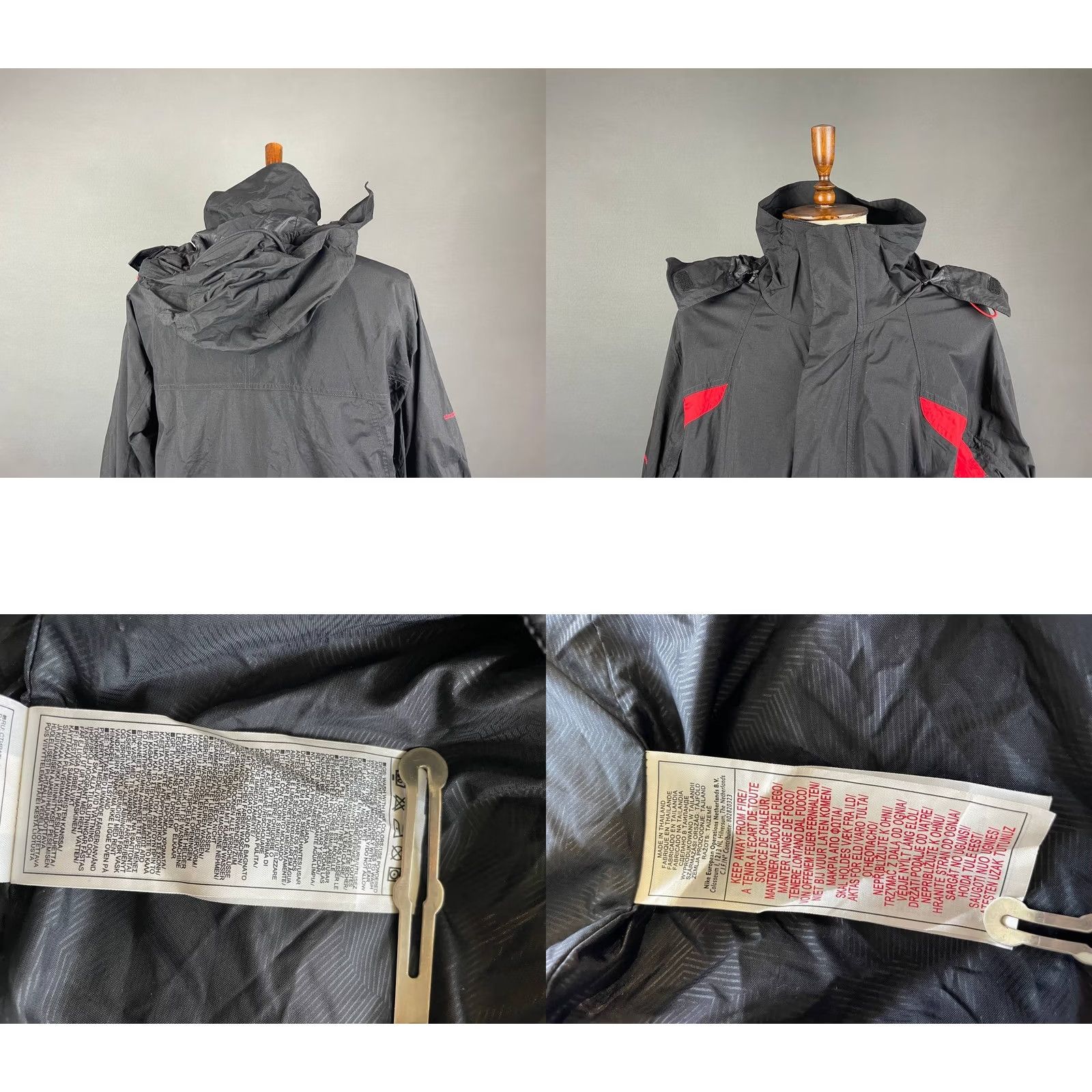 Nike Nike ACG Hoodie Jacket Mens XL Black Nylon Long Sleeve Windbreaker Slim Fit Size US XL / EU 56 / 4 - 11 Thumbnail