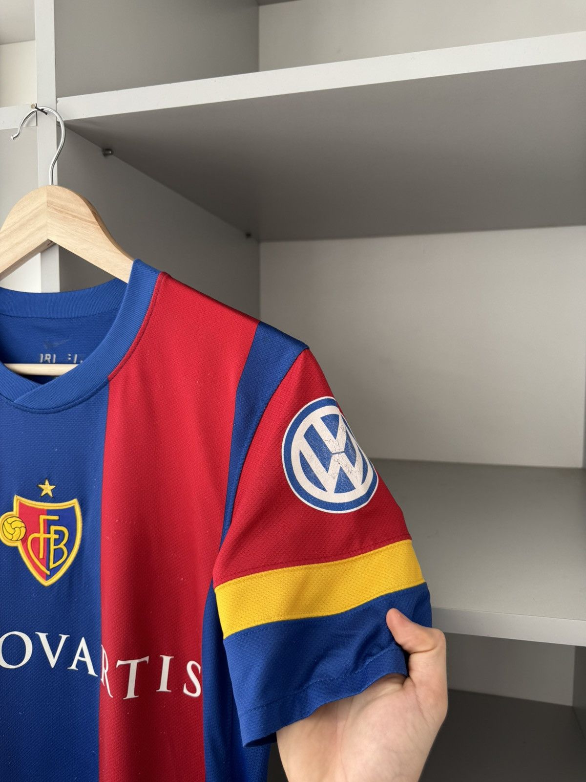 Nike × Vintage Nike Basel Swiss 2010 2012 Vintage Home Jersey Size US S / EU 44-46 / 1 - 7 Thumbnail