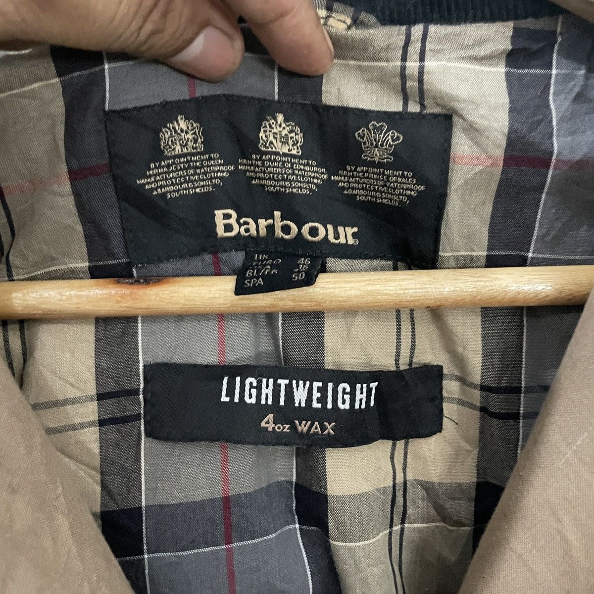 Barbour Vintage Barbour 4oz Wax Jacket Size US XL / EU 56 / 4 - 5 Thumbnail