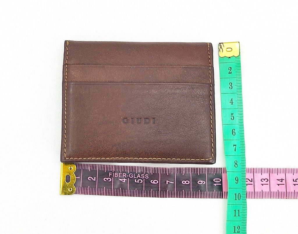 Leather GIUDI brown leather card holder with coin case Size ONE SIZE - 10 Thumbnail
