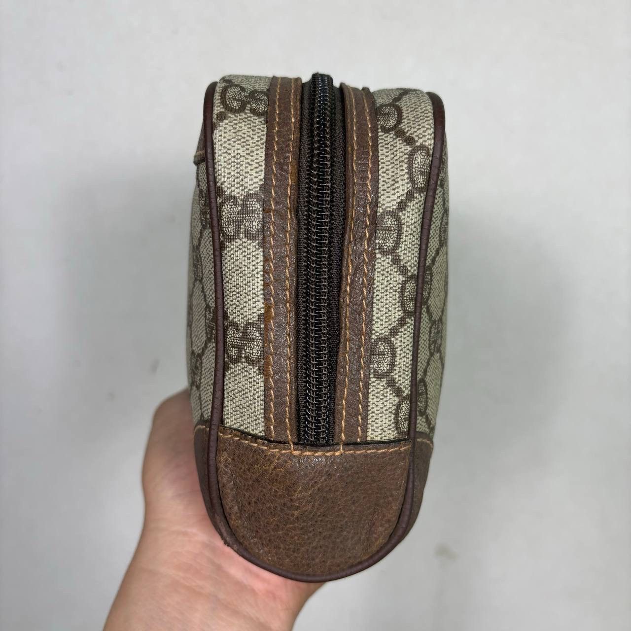 Gucci GUCCI GG PLUS SECOND CLUTCH BAG LEATHER ITALY BEIGE Size ONE SIZE - 7 Thumbnail