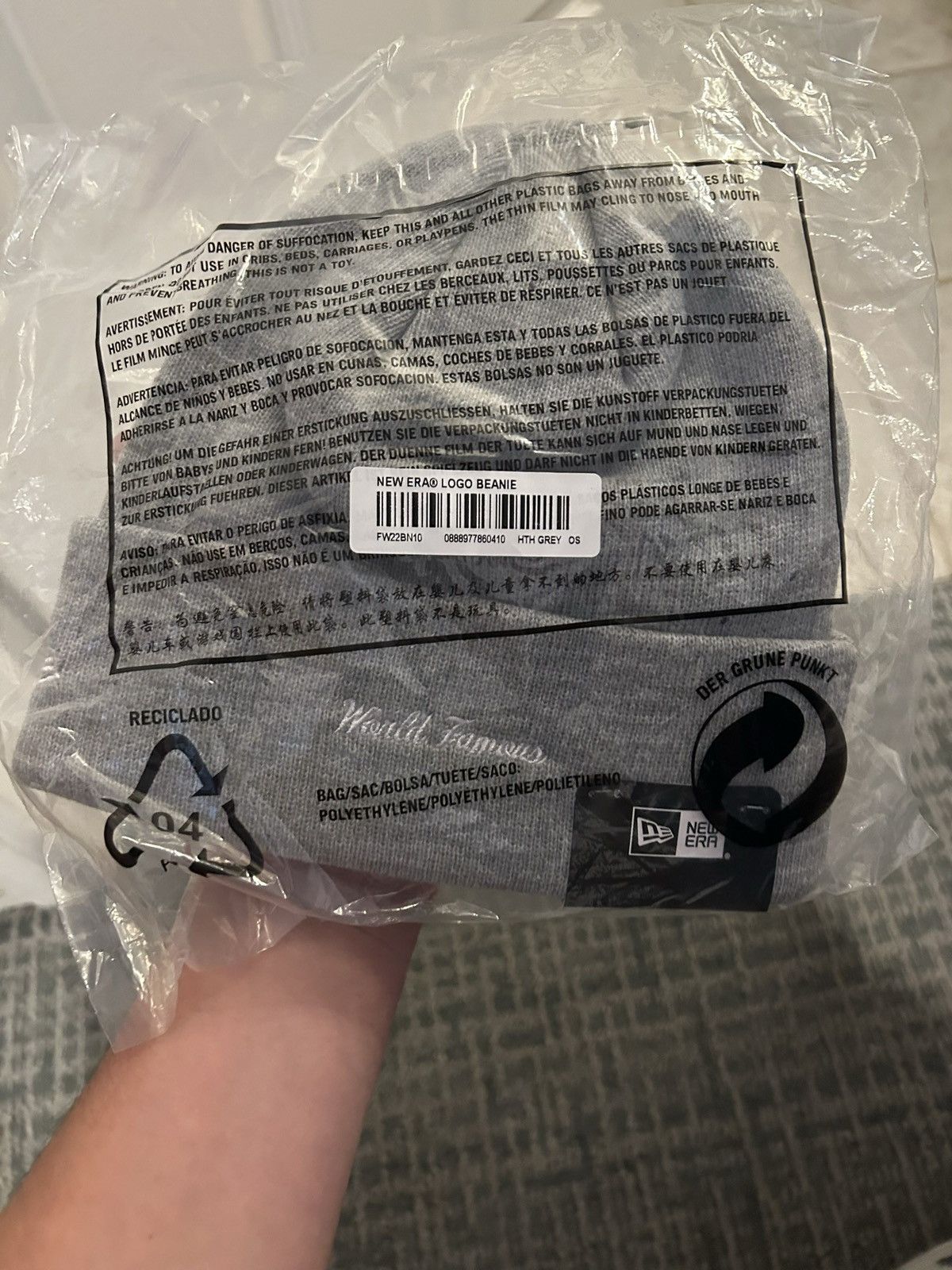 New Era × Supreme Supreme x New Era box logo beanie Size ONE SIZE - 3 Thumbnail