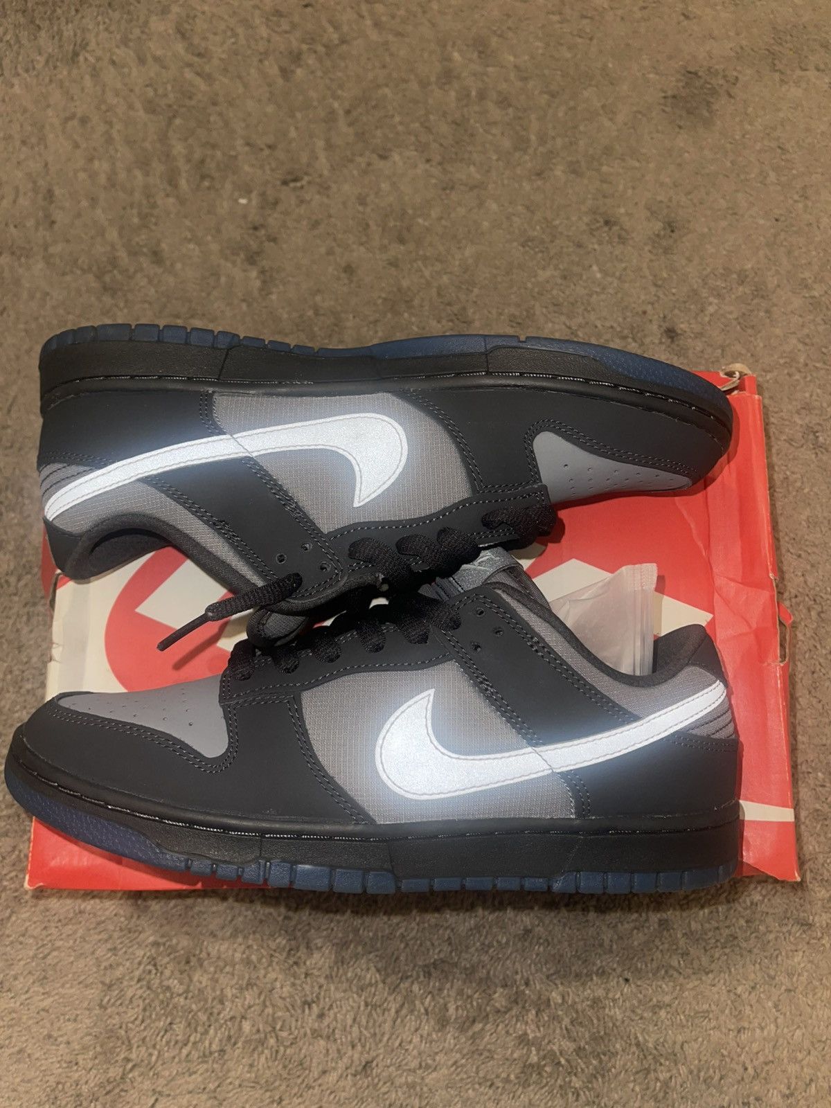 Nike Nike Dunk Low Anthracite Size US 9.5 / EU 42-43 - 3 Thumbnail