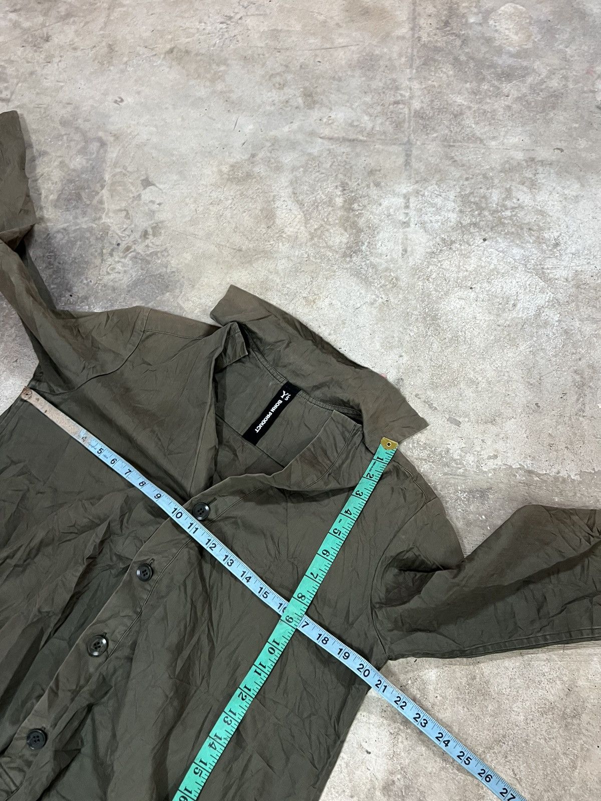 Designer × Y's × Yohji Yamamoto Y’s Yohji Yamamoto Born Product Out Pocket Shirt Dres Jacket Size XS / US 0-2 / IT 36-38 - 15 Thumbnail