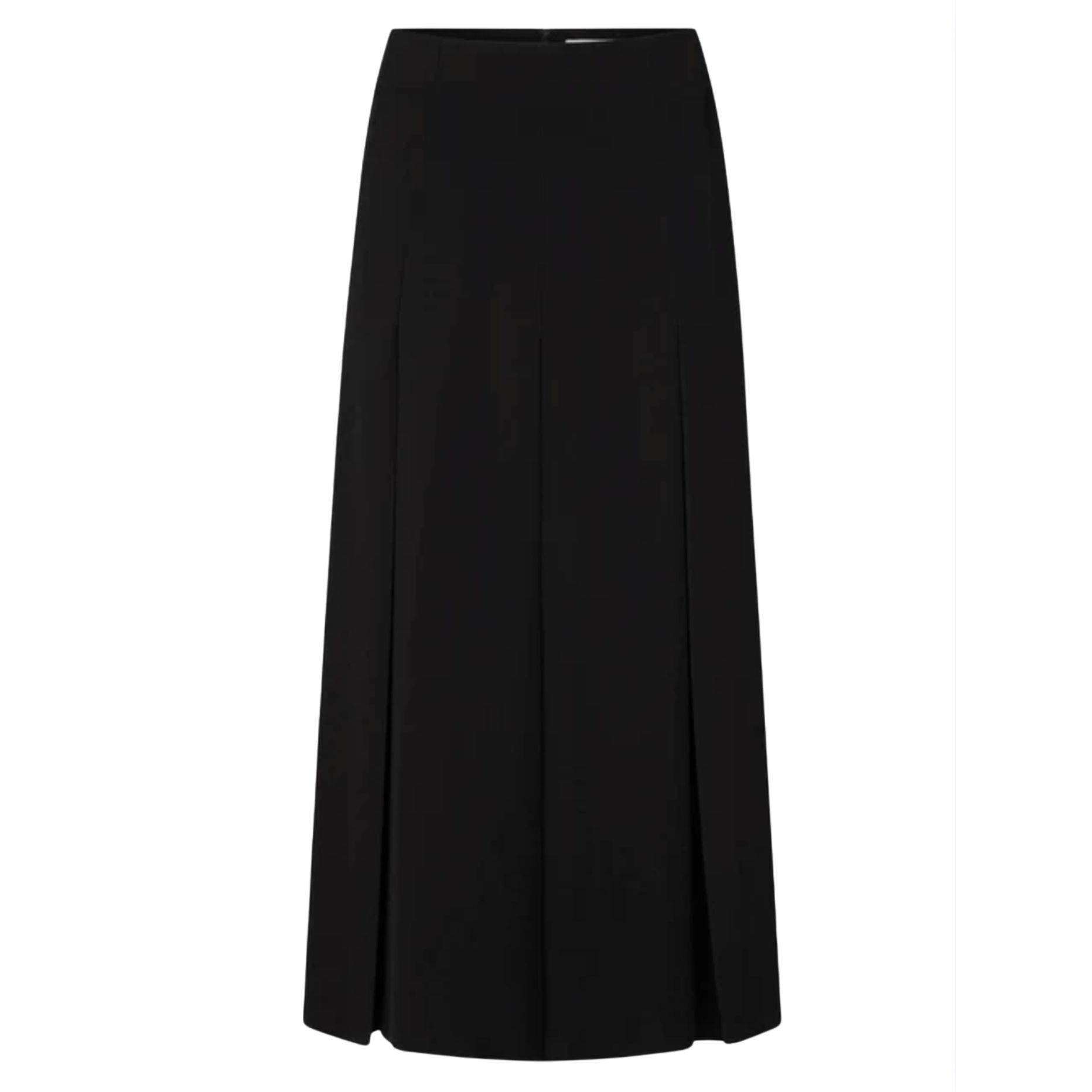 Other Harris Tapper Ava Skirt Black Drape Suiting NWT $629 6 Size 28" / US 6 / IT 42 - 1 Thumbnail