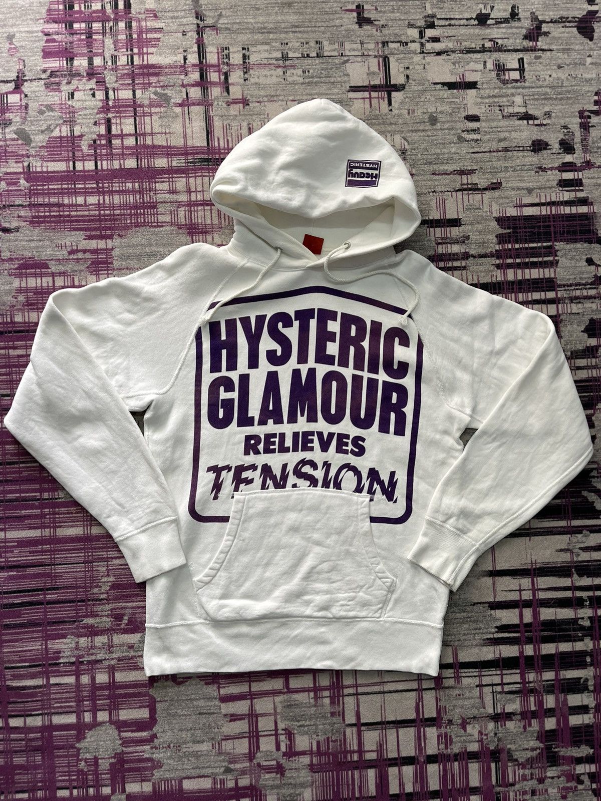 Hysteric Glamour 🔝HOT🔝HYSTERIC GLAMOUR RELIEVES TENSION SPELL OUT FREE SIZE Size US M / EU 48-50 / 2 - 1 Thumbnail