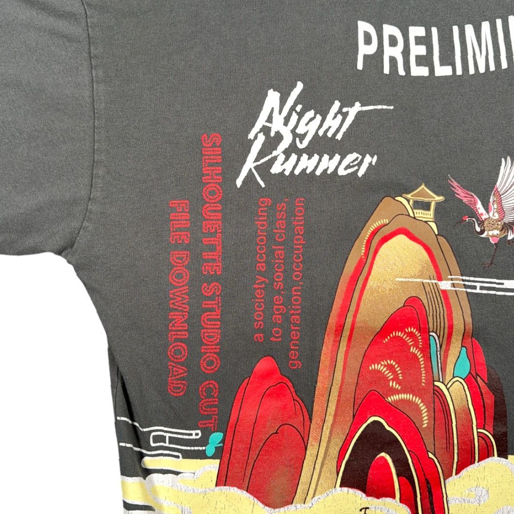 Vintage NIGHT RUNNER Gedpamco Heathans Shirt Adult XL Gray Long Sleeve? Size US XL / EU 56 / 4 - 6 Thumbnail