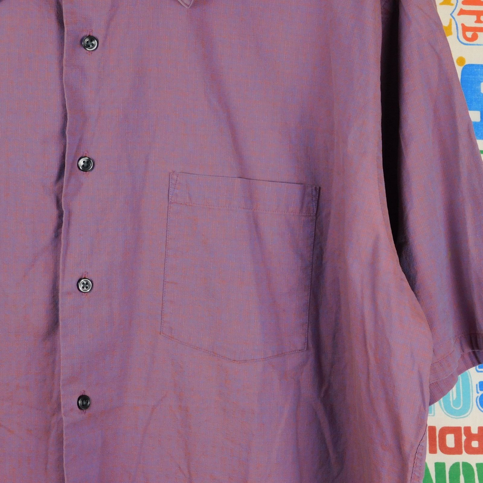 Fubu FUBU Collection Shirt XL Purple Short Sleeve Button Up Y2K Size US XL / EU 56 / 4 - 6 Thumbnail