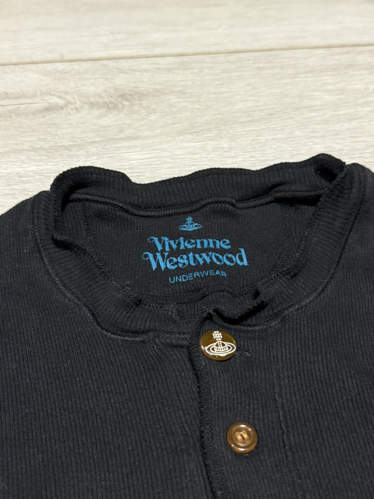 Vivienne Westwood Vivienne Westwood made Japan orb buttons shirt slim ribbed Size US M / EU 48-50 / 2 - 4 Thumbnail