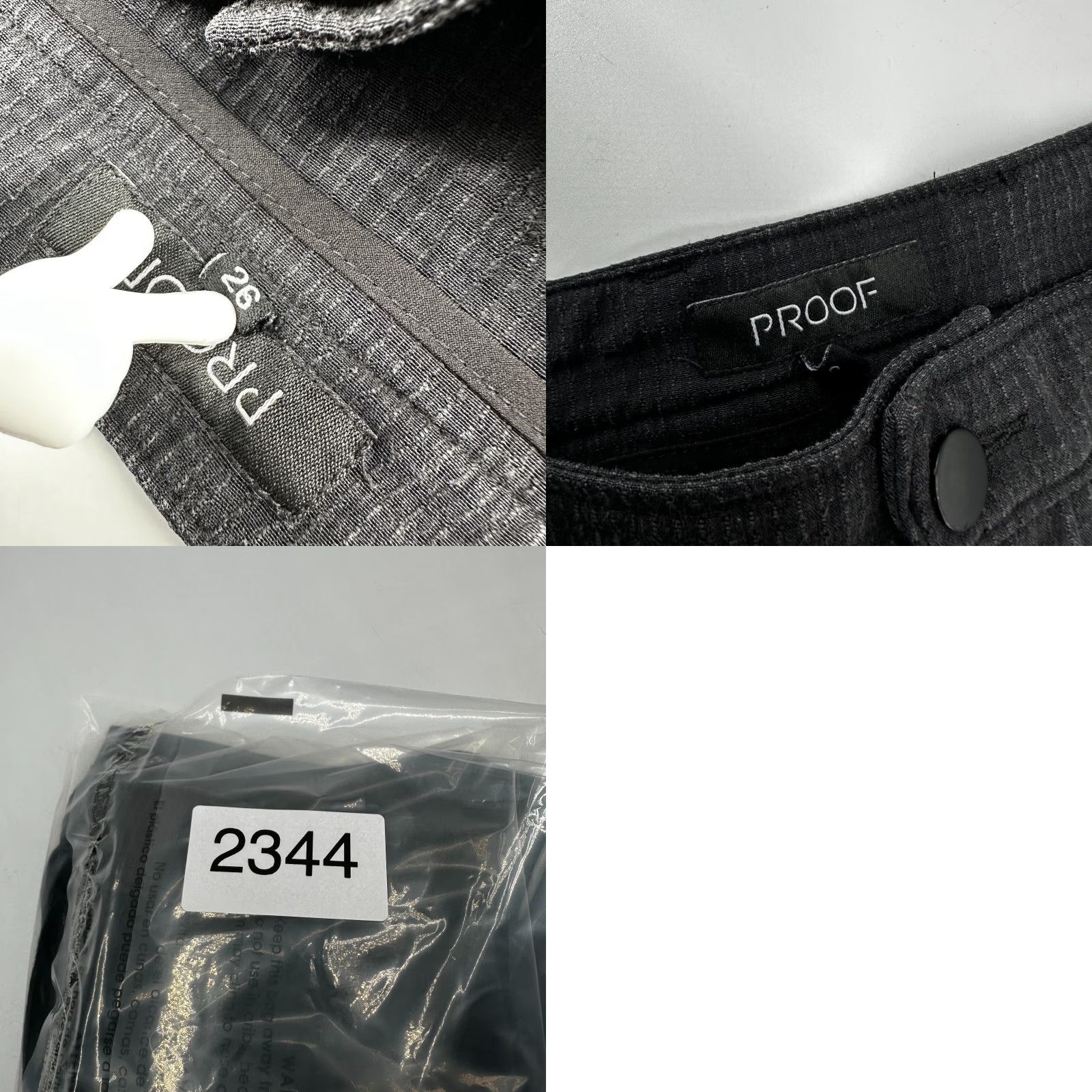 Vintage Proof Chino Shorts Black Men's 26 Hiking Check Outdoor Pockets Flat Front Size US 26 / EU 42 - 8 Thumbnail