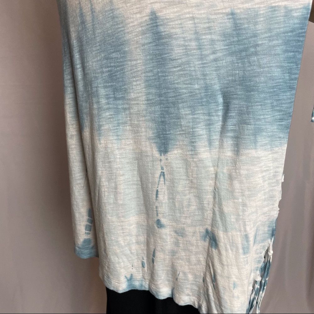 Free People NWT New $88 Free People Movement Fringe Top Poncho Tie Dye Size S / US 4 / IT 40 - 9 Thumbnail