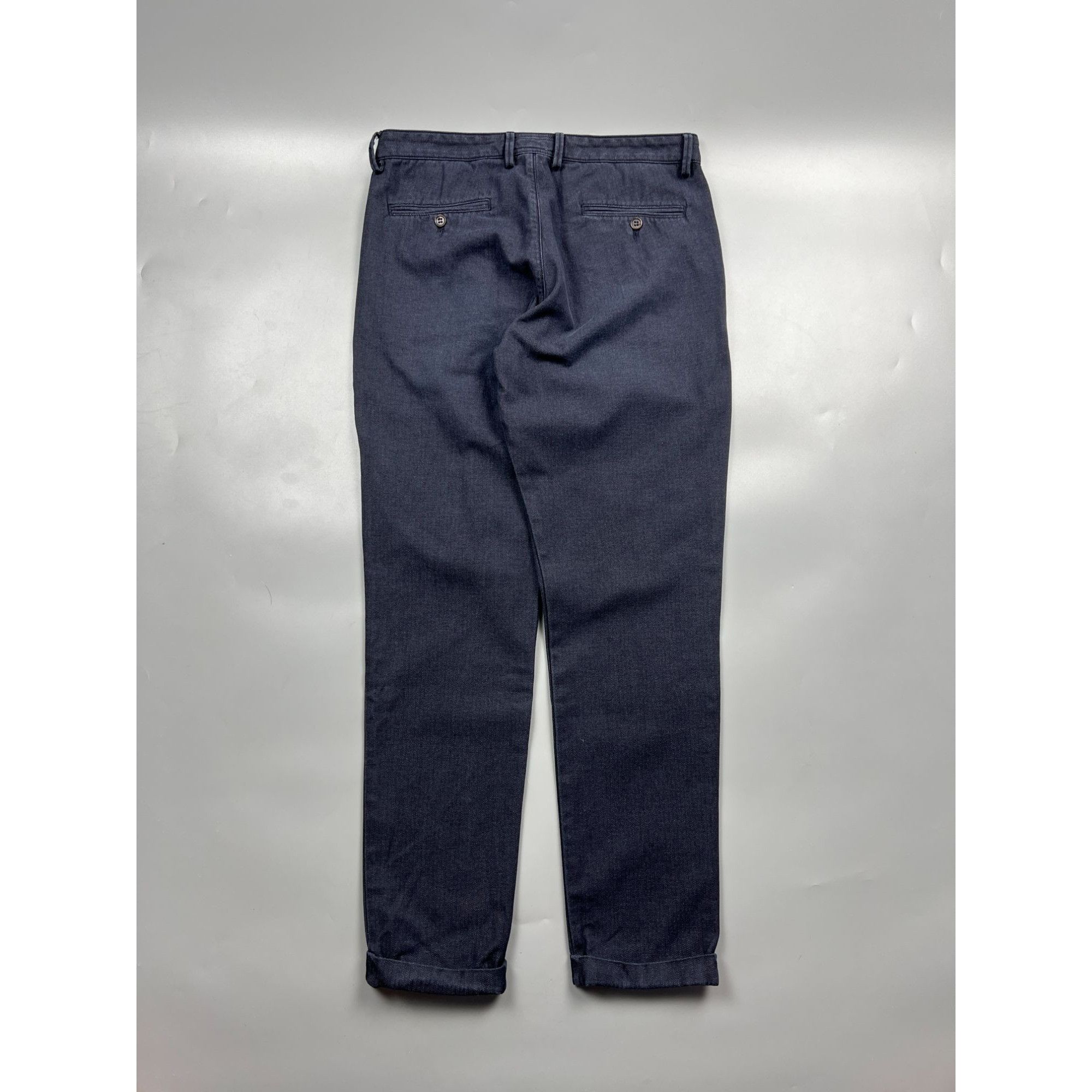 Corneliani Corneliani Collection Pleated Front Denim Jeans (Y0800) Size US 34 / EU 50 - 12 Thumbnail
