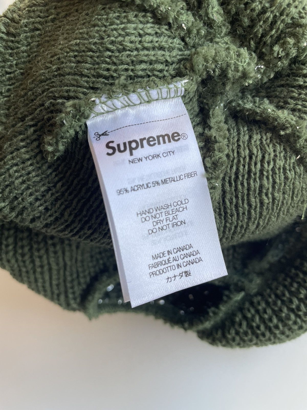 Supreme Supreme DEFECT Lurex Balavlava FW22 Size ONE SIZE - 4 Thumbnail