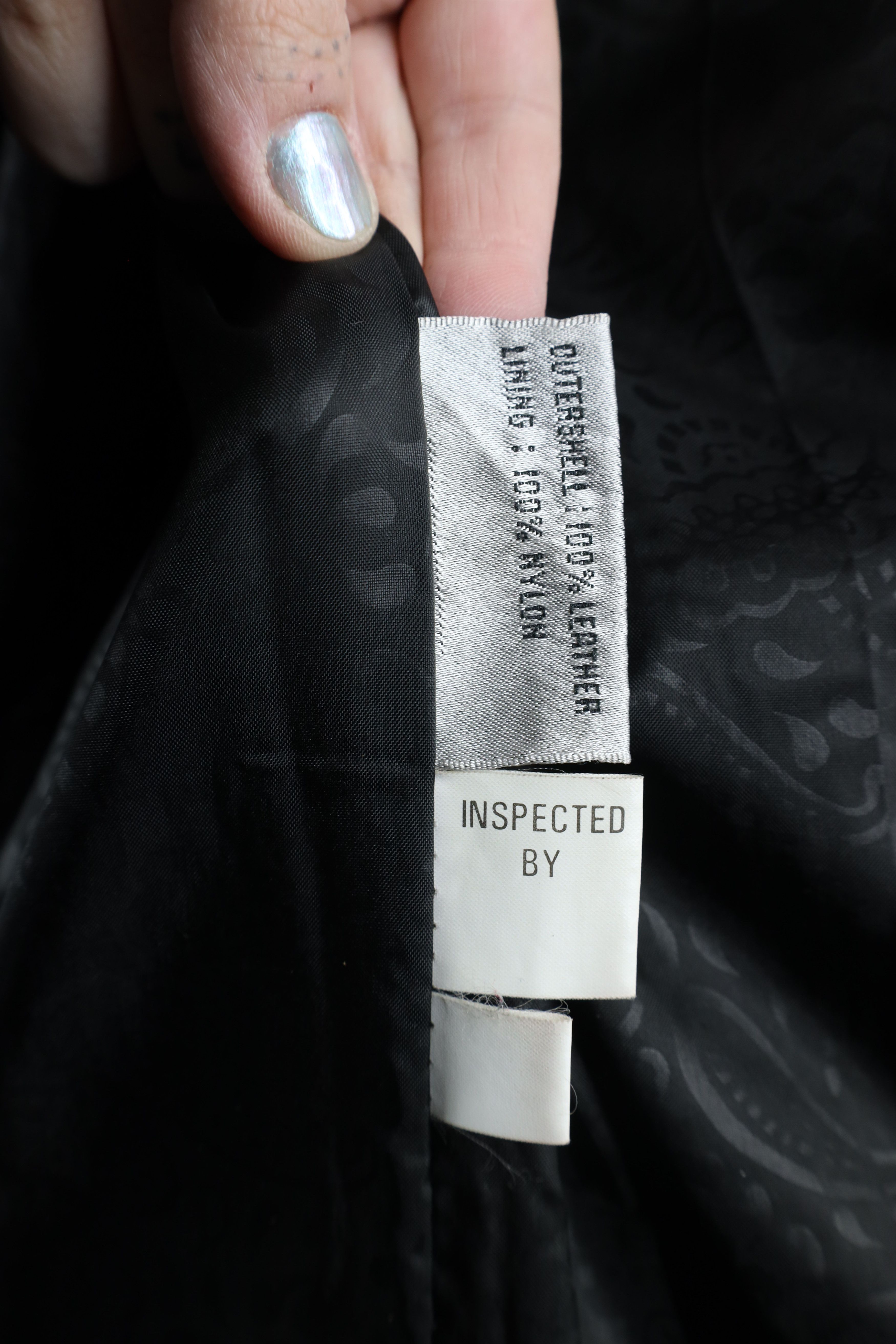Vintage Vintage 90s Streetwear Gothic Leather Full Length Jacket Size L / US 10 / IT 46 - 12 Thumbnail