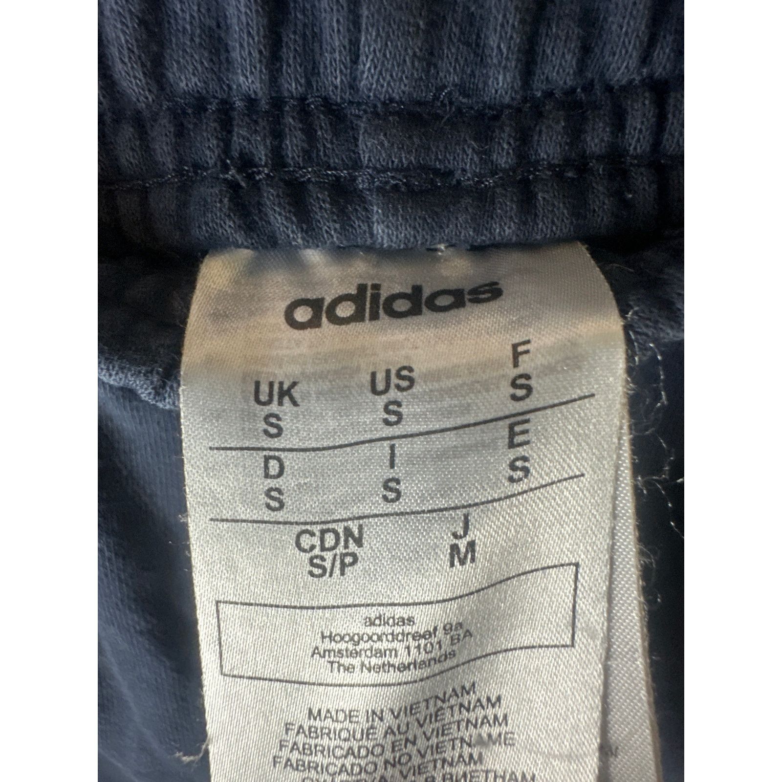 Adidas Adidas Sweat Pants Men's Size: S Navy Blue Elastic Wasit Size ONE SIZE - 6 Thumbnail