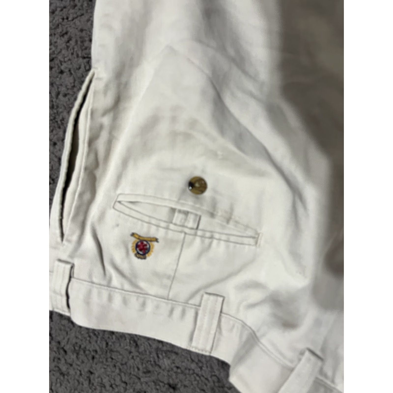 Tommy Hilfiger Tommy Hilfiger Mens Beige Pleated Straight Leg Dress Pants Size 36x30 Size US 36 / EU 52 - 3 Thumbnail