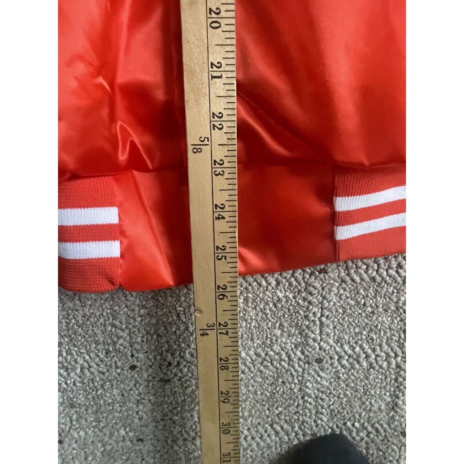 Vintage Vintage Auburn Satin Jacket Orange Alumni Majorette M/L Size US M / EU 48-50 / 2 - 7 Thumbnail