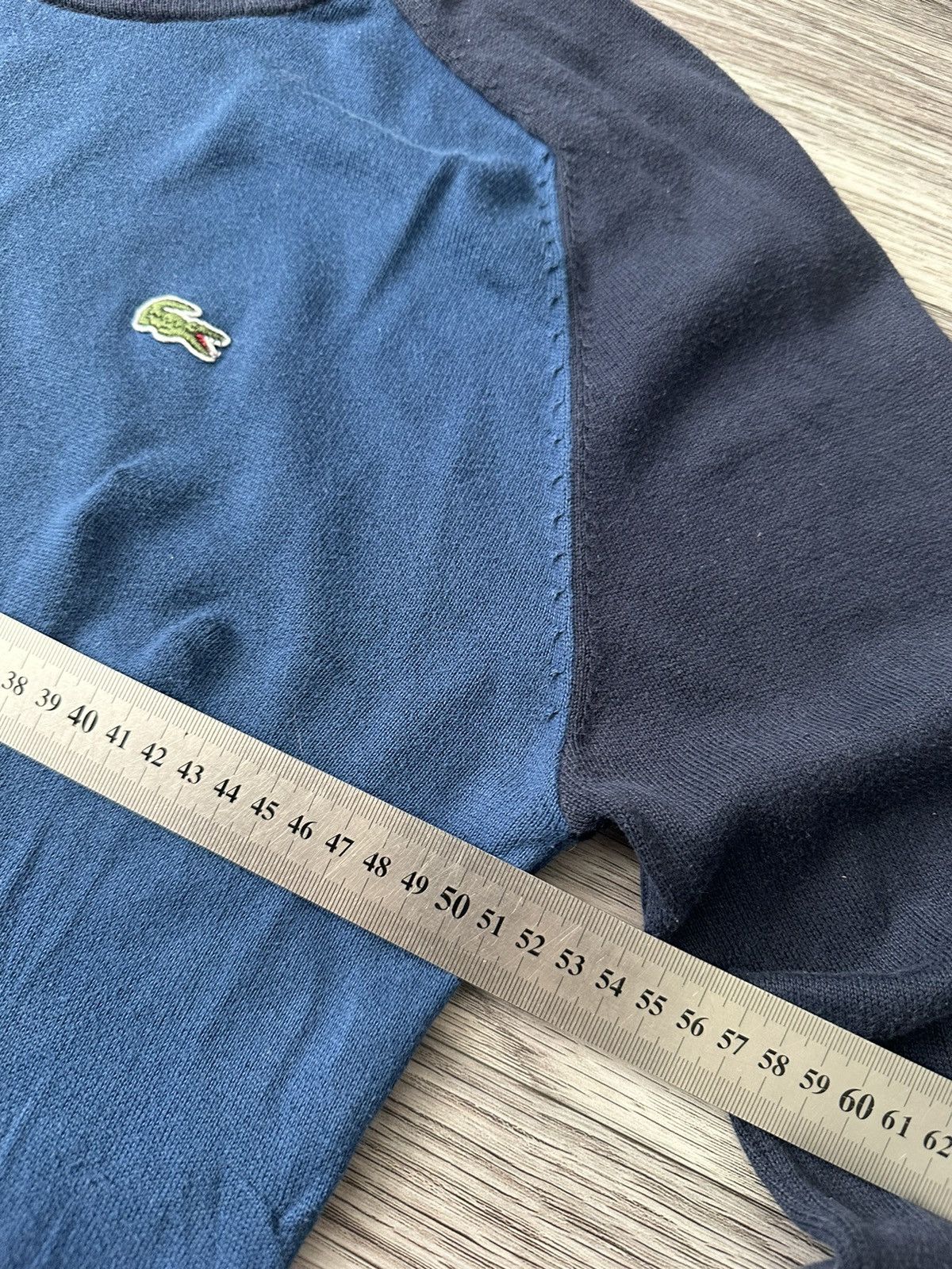 Lacoste Lacoste LIVE Thin Lightweight Blue Sweater size S hype Size US S / EU 44-46 / 1 - 10 Thumbnail