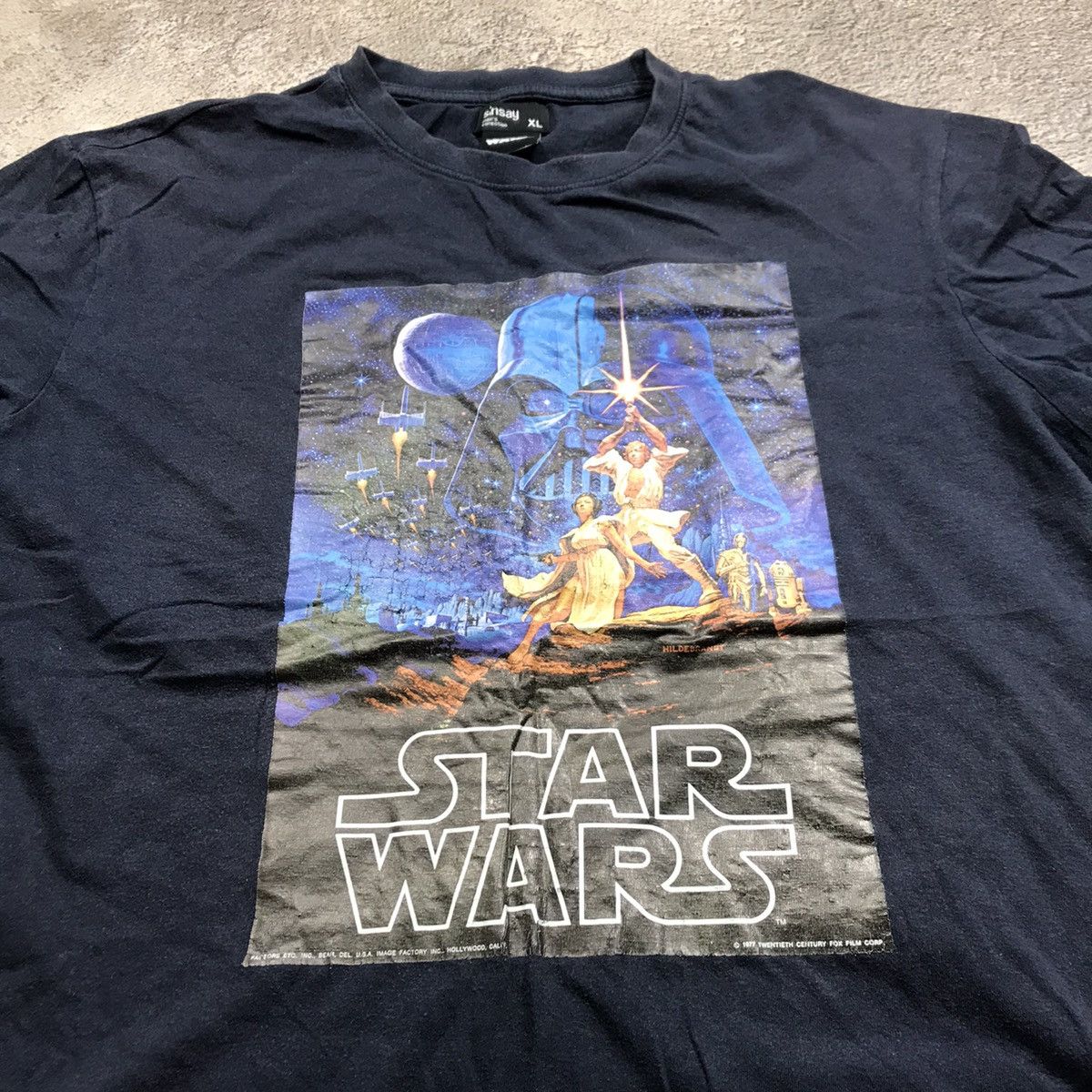 Vintage Vintage 90s Star Wars Sun Faded Graphic Tee Streetwear XL Size US XL / EU 56 / 4 - 3 Thumbnail