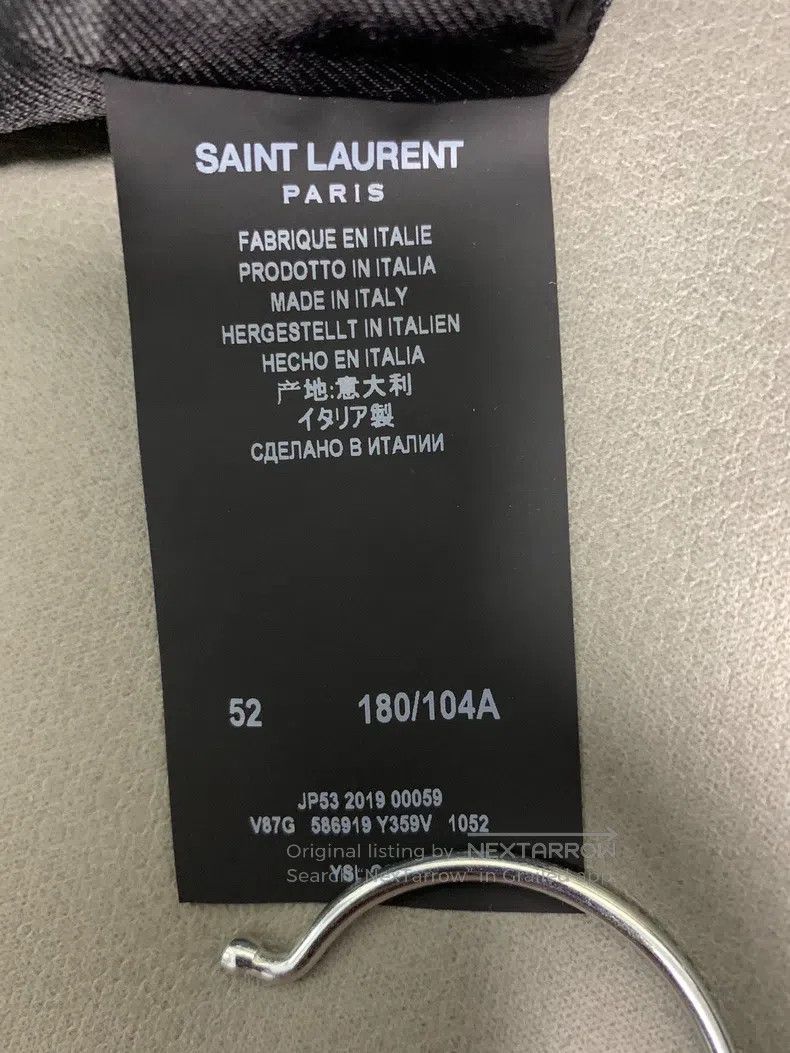 Saint Laurent Paris Saint Laurent Paris Black Ink Splatter Jacket Size US L / EU 52-54 / 3 - 4 Thumbnail